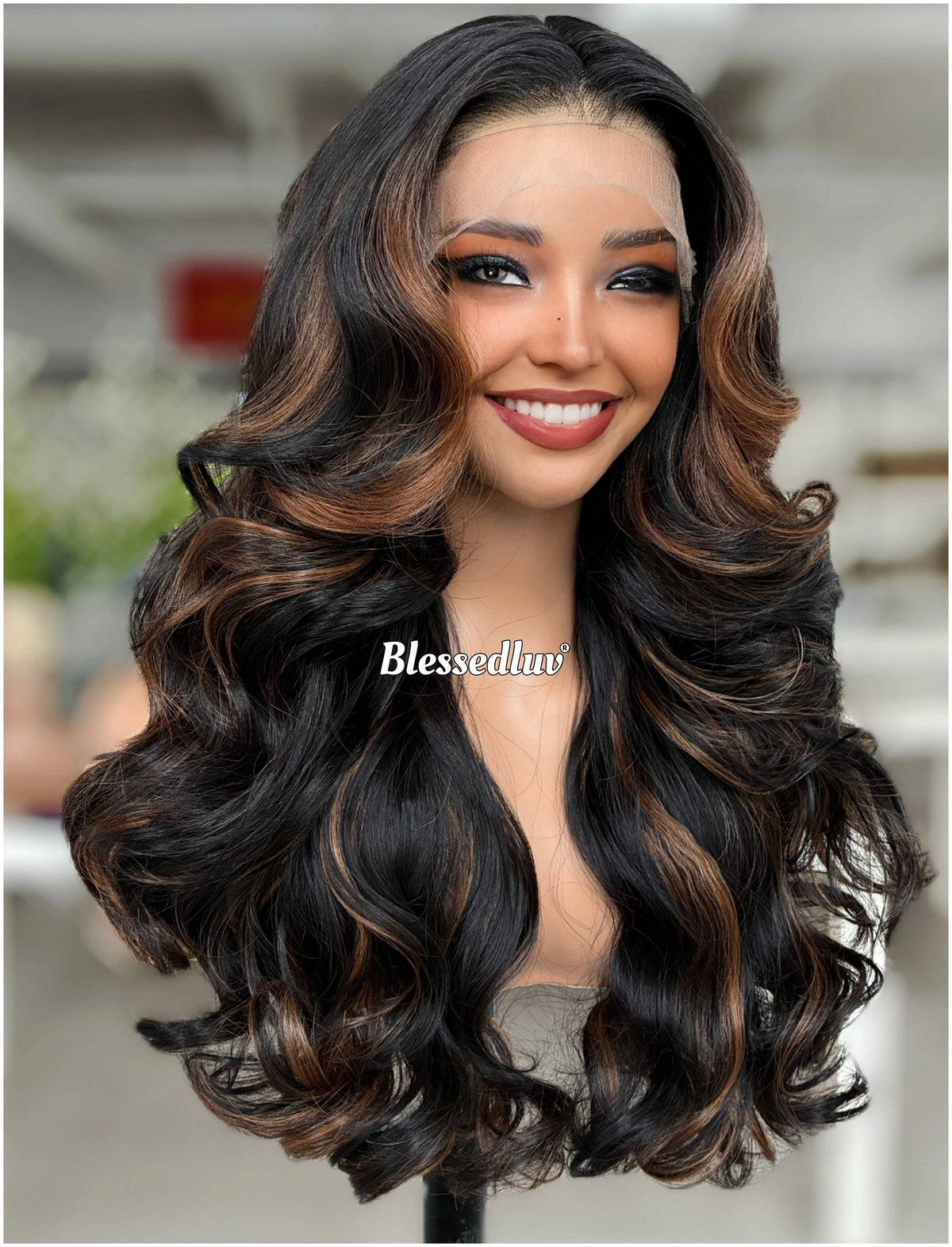 Cassy – 13x4 Premium Human Hair Blend Wig (Copy)-Wig-Blessedluv.com-Brazilianweave.com