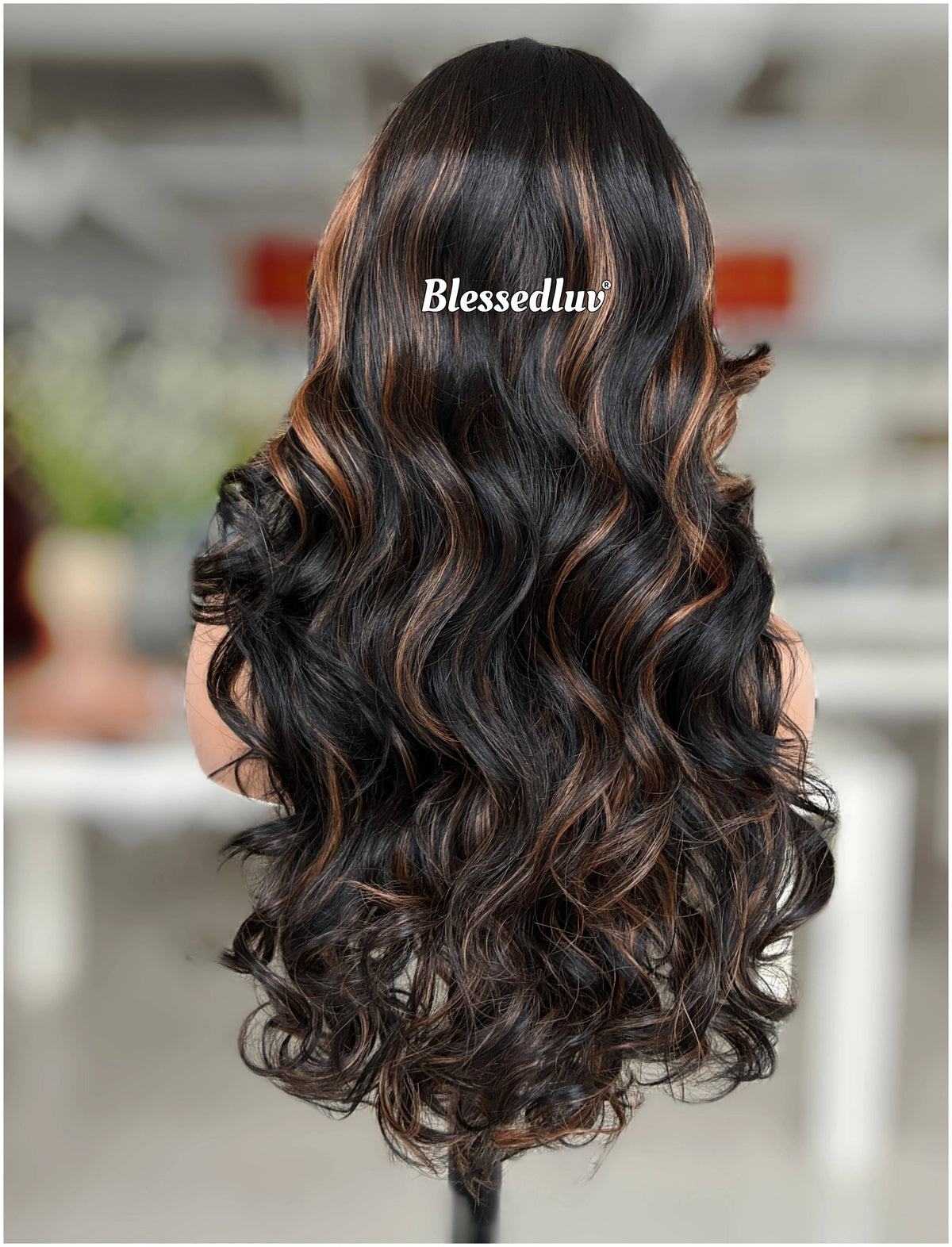 Cassy – 13x4 Premium Human Hair Blend Wig (Copy)-Wig-Blessedluv.com-Brazilianweave.com