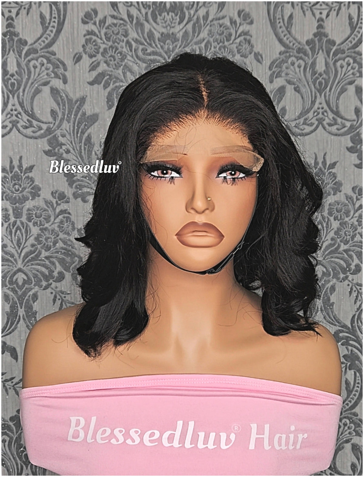 - Silky Yaki Glueless Lace Closure Wig-Wig-Blessedluv.com-Brazilianweave.com