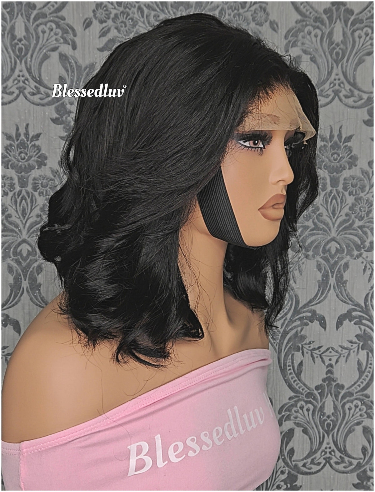 - Silky Yaki Glueless Lace Closure Wig-Wig-Blessedluv.com-Brazilianweave.com