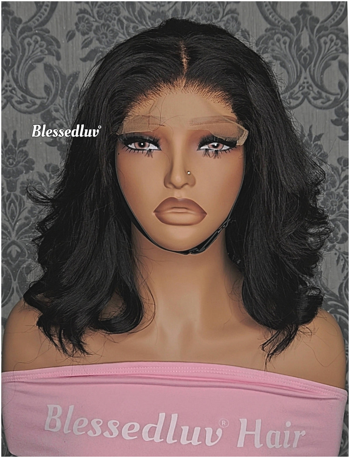 - Silky Yaki Glueless Lace Closure Wig-Wig-Blessedluv.com-Brazilianweave.com