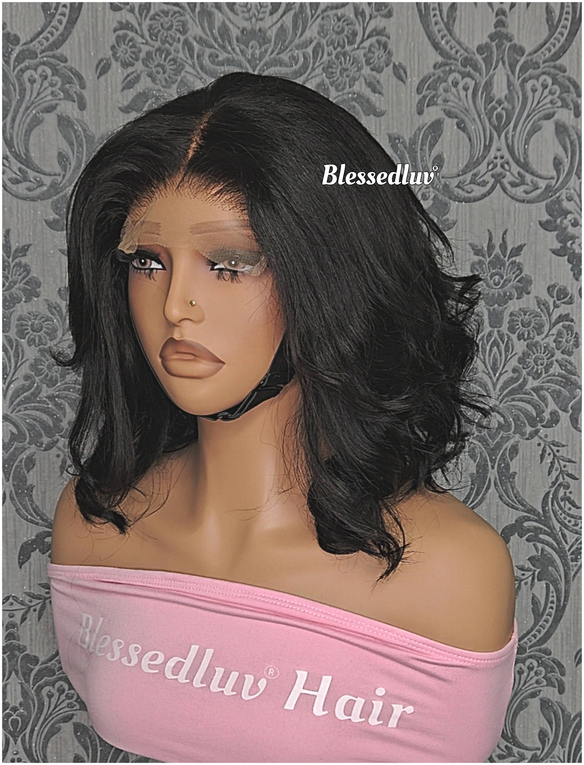 - Silky Yaki Glueless Lace Closure Wig-Wig-Blessedluv.com-Brazilianweave.com