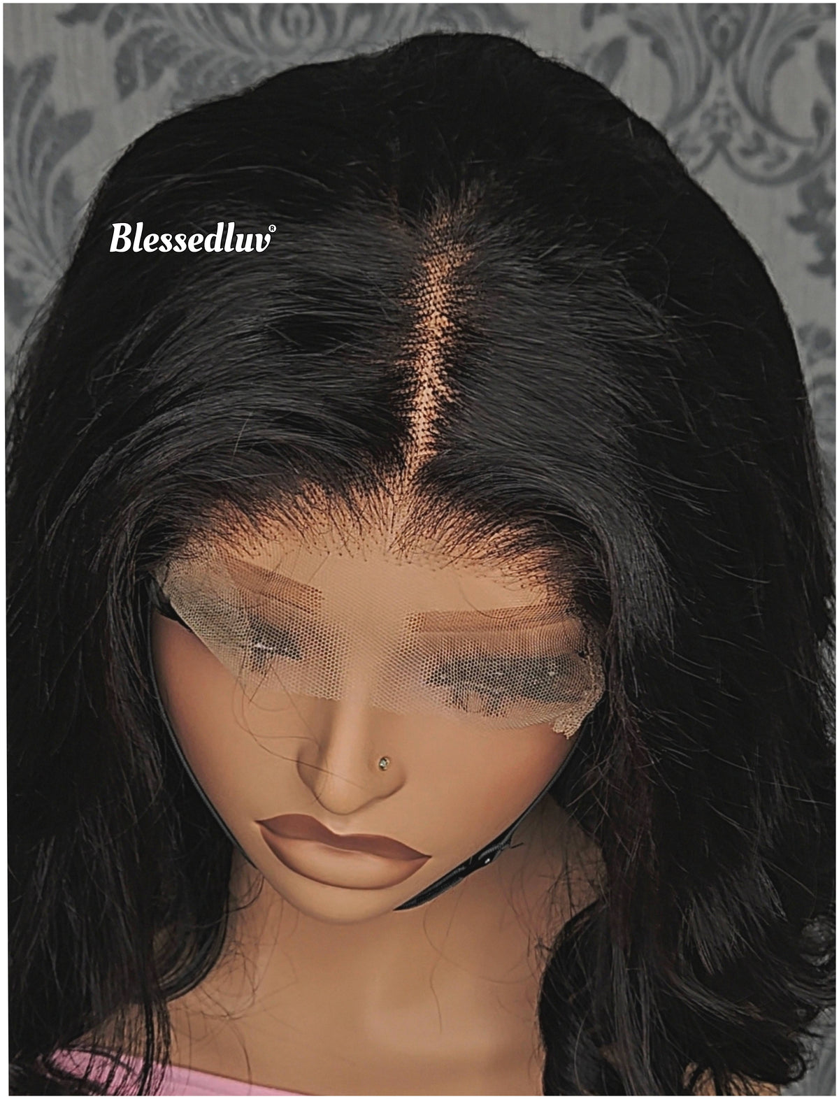 - Silky Yaki Glueless Lace Closure Wig-Wig-Blessedluv.com-Brazilianweave.com