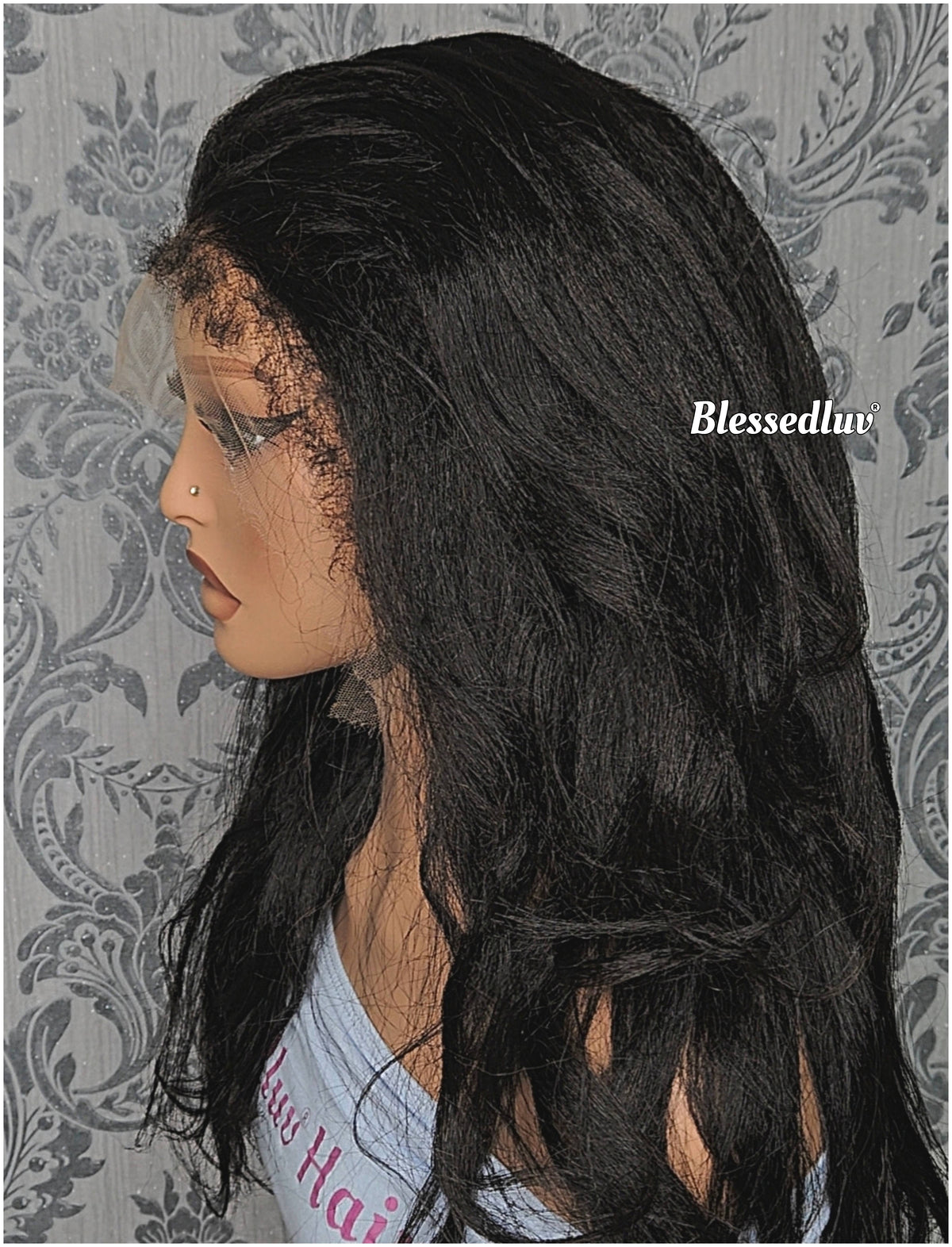 - Yaki HD Lace Frontal Straight Glueless Wig-Wig-Blessedluv.com-Brazilianweave.com