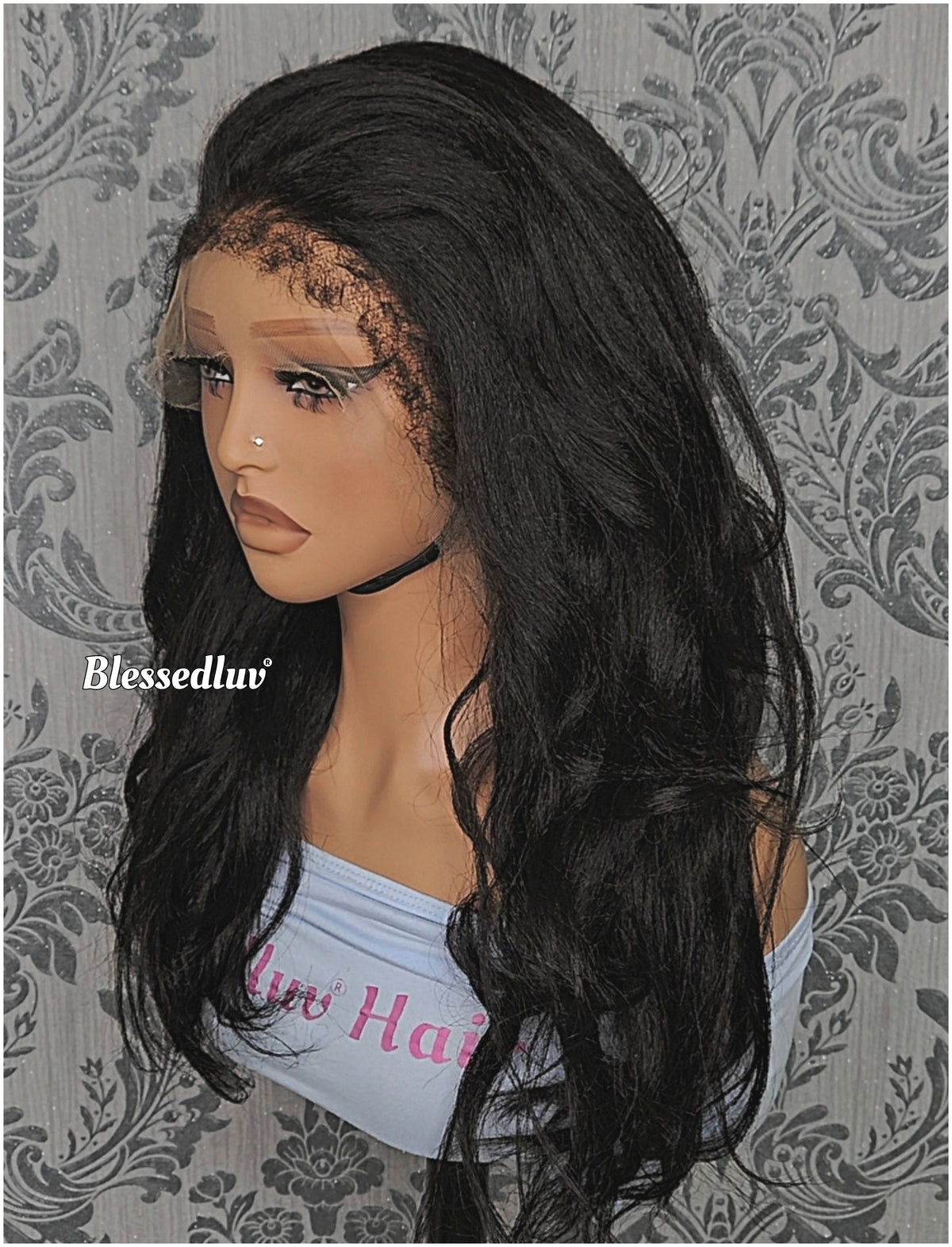 - Yaki HD Lace Frontal Straight Glueless Wig-Wig-Blessedluv.com-Brazilianweave.com