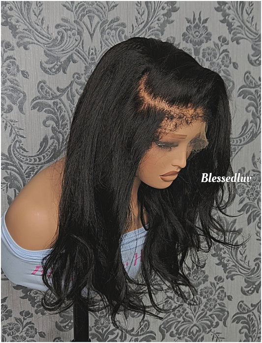 Gianna - Yaki HD Lace Frontal Straight Glueless Wig-Wig-Blessedluv.com-Brazilianweave.com