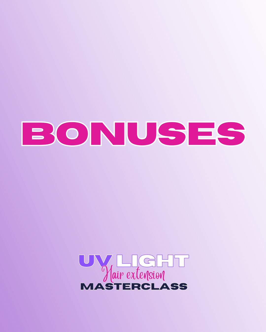 UV Light Hair Extension Masterclass - SEE DESCRIPTION-Online Course-Blessedluv.com-Brazilianweave.com