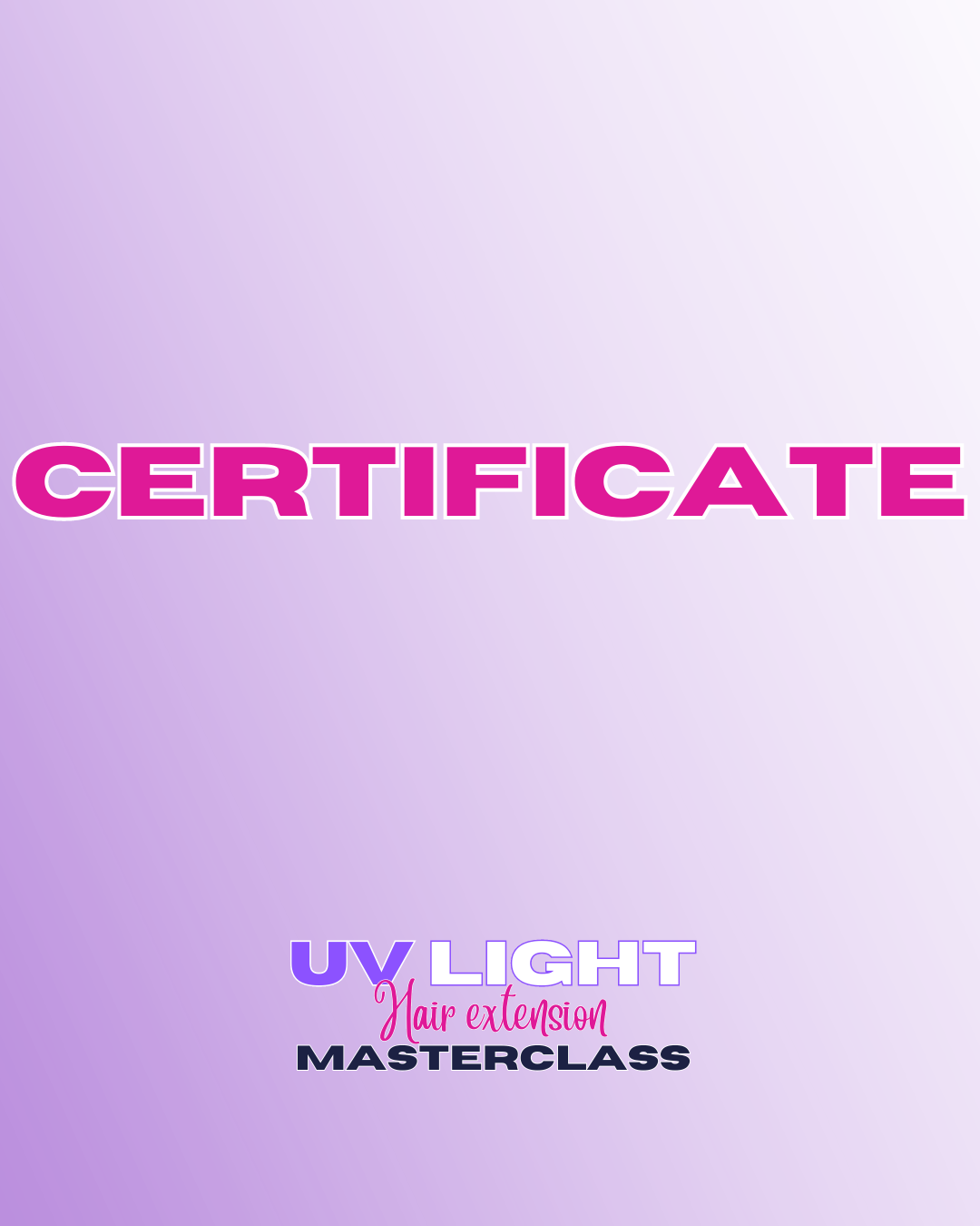 UV Light Hair Extension Masterclass-Online Course-Blessedluv.com-Brazilianweave.com