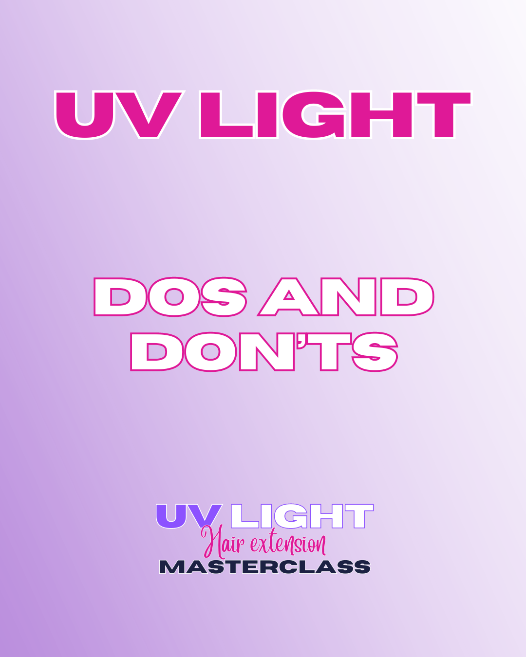 UV Light Hair Extension Masterclass - SEE DESCRIPTION-Online Course-Blessedluv.com-Brazilianweave.com