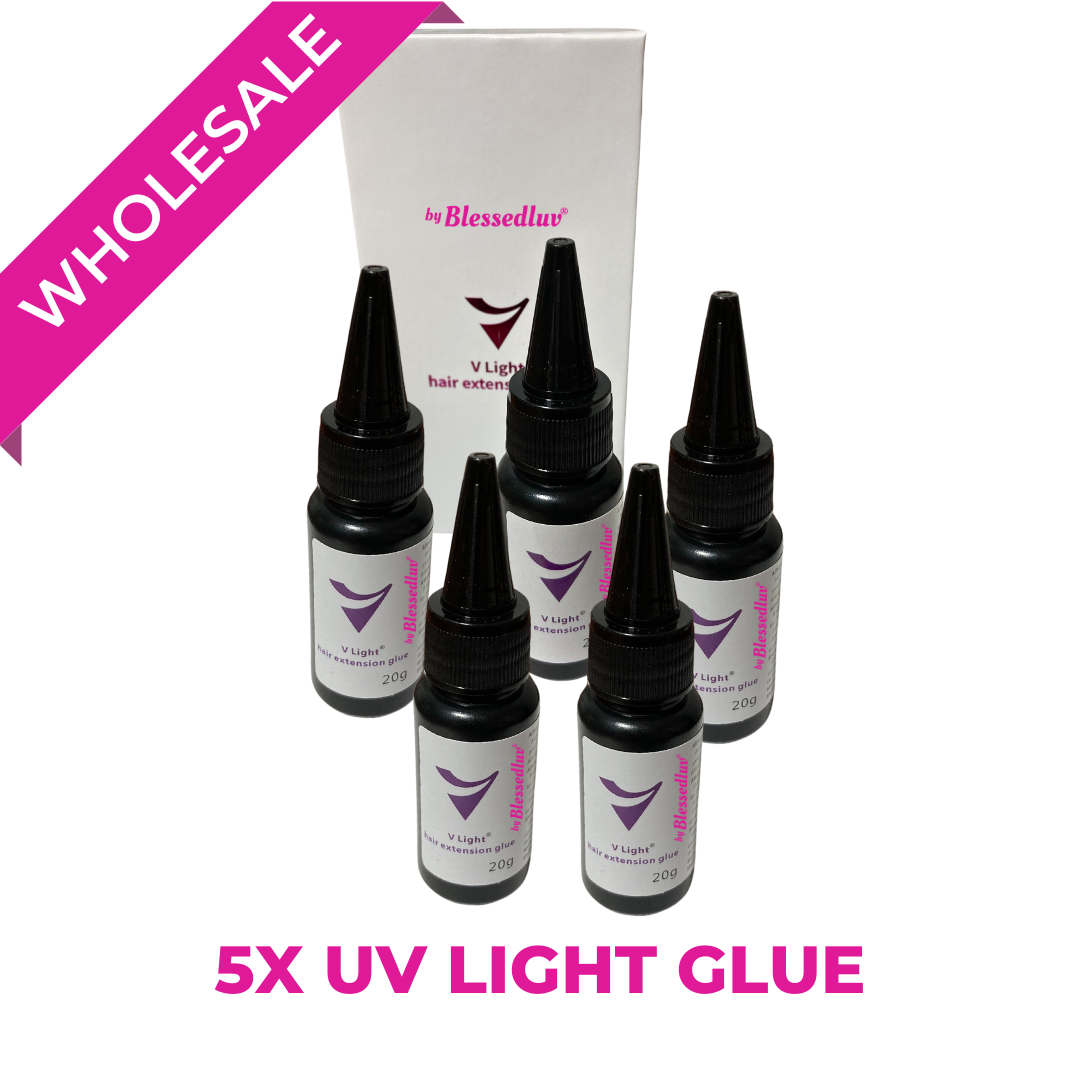 5/10 /50 UV Light Hair Glue - Clear & Black-Hair Tool-Blessedluv.com-5 Clear Glue-Brazilianweave.com