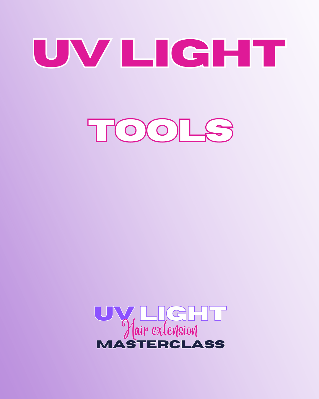 UV Light Hair Extension Masterclass - SEE DESCRIPTION-Online Course-Blessedluv.com-Brazilianweave.com