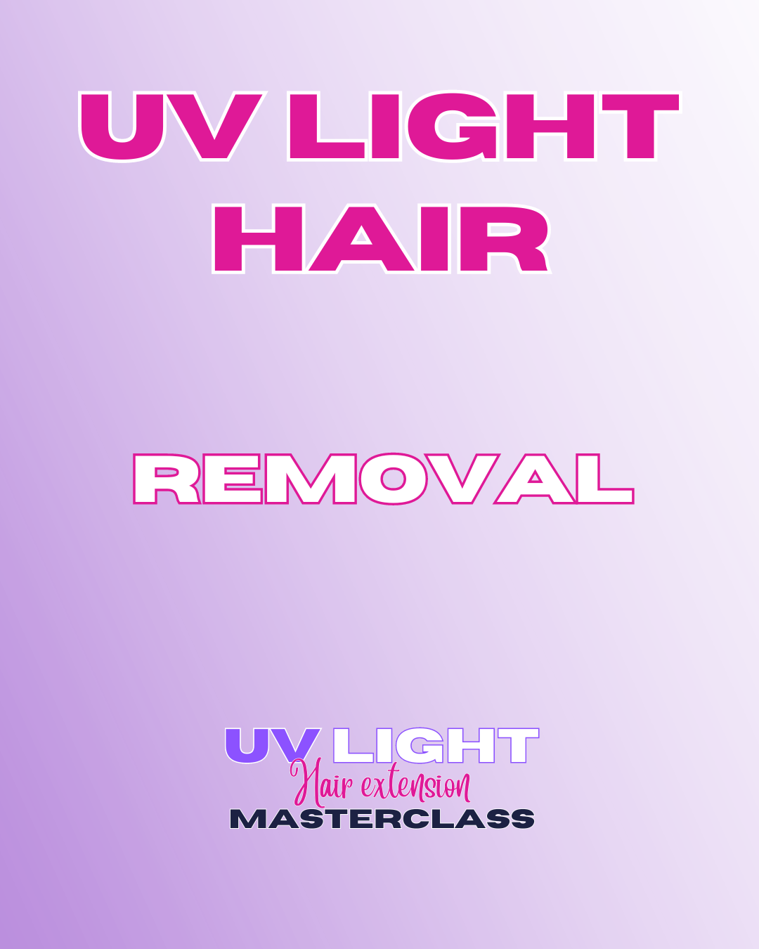 UV Light Hair Extension Masterclass - SEE DESCRIPTION-Online Course-Blessedluv.com-Brazilianweave.com