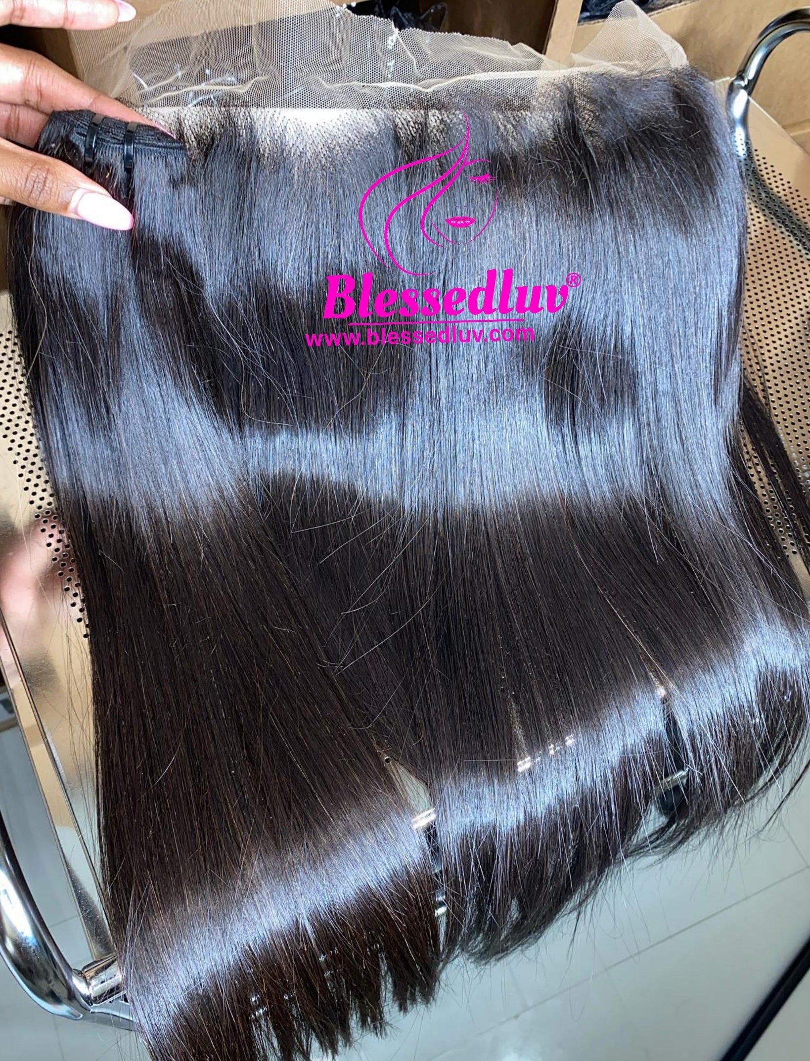 Donor Hair 1 - Luxury Bone Straight - Full Collection TEST TEST TEST TEST-Hair Extensions-www.blessedluv.com-Brazilianweave.com