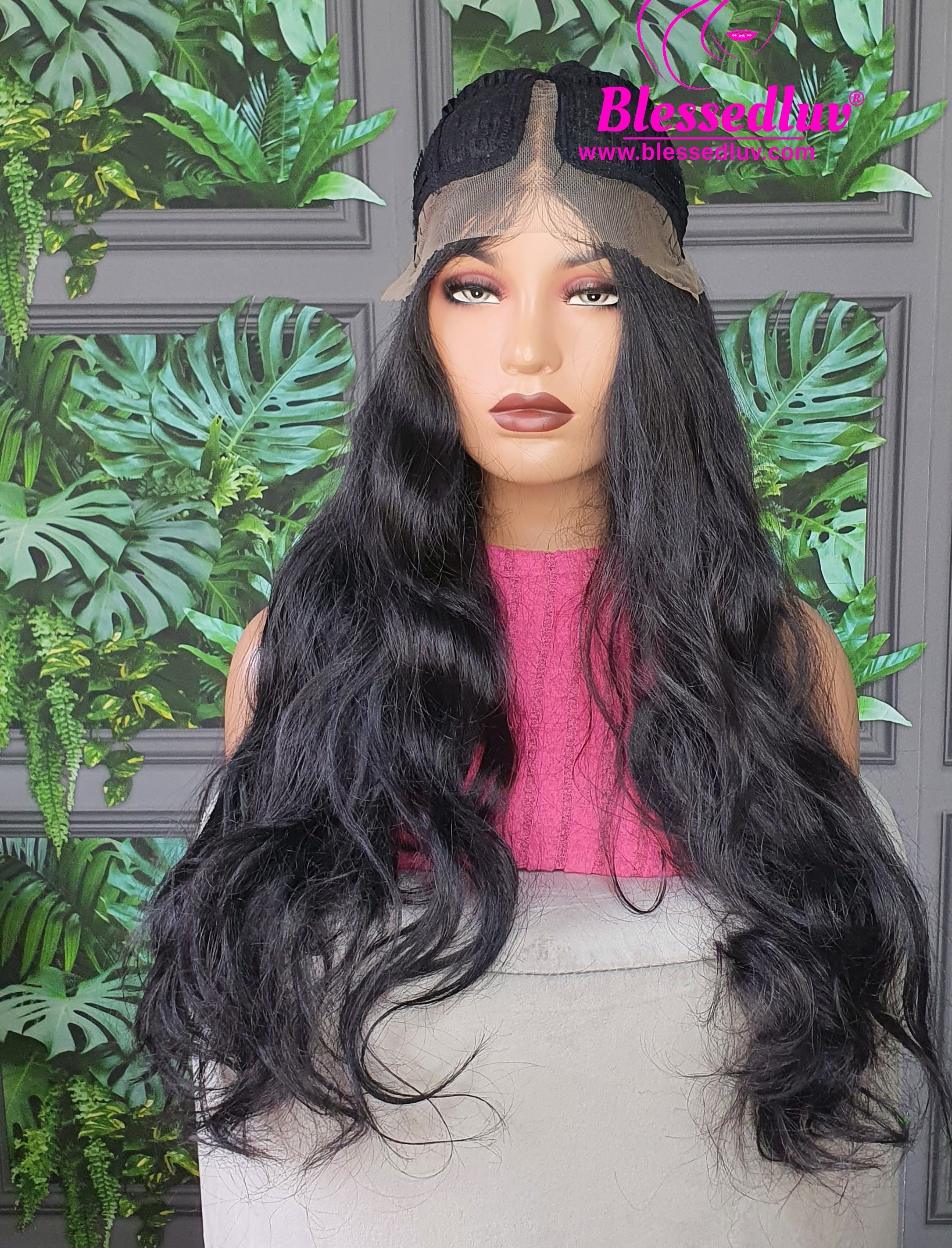 Nelly - Synthetic Coarse Lace Front Wig-Wigs-www.blessedluv.com-Brazilianweave.com