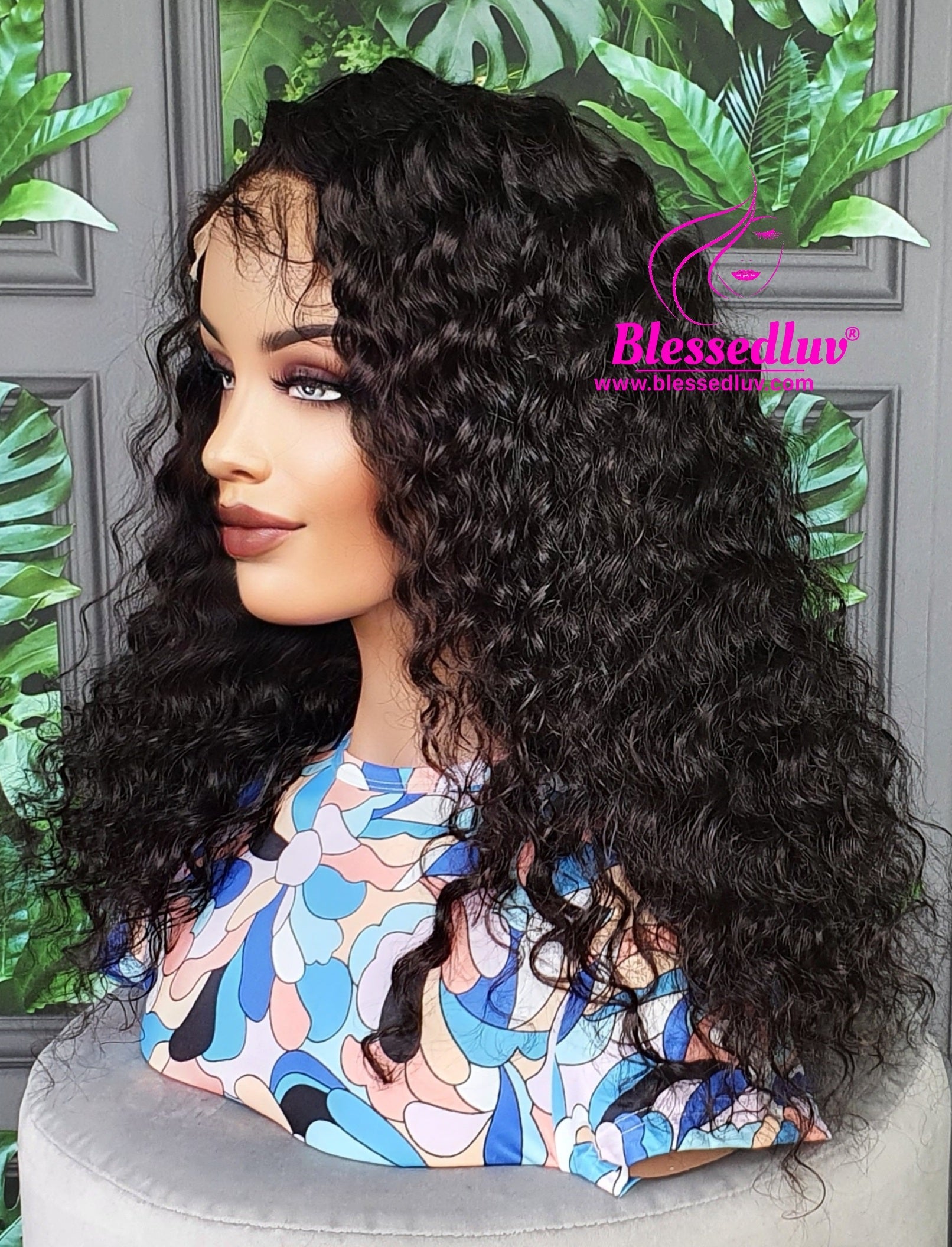 Ruby - Deep Curl Lace Closure Wig-Wigs-www.blessedluv.com-Brazilianweave.com