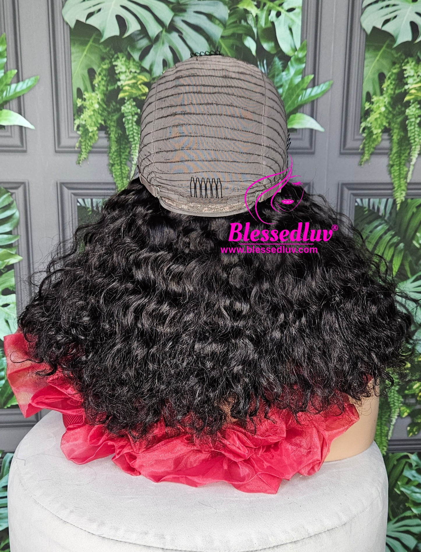 Chioma- 300% Density Raw Double Drwan closure Wig-Wig-Blessedluv.com-Brazilianweave.com