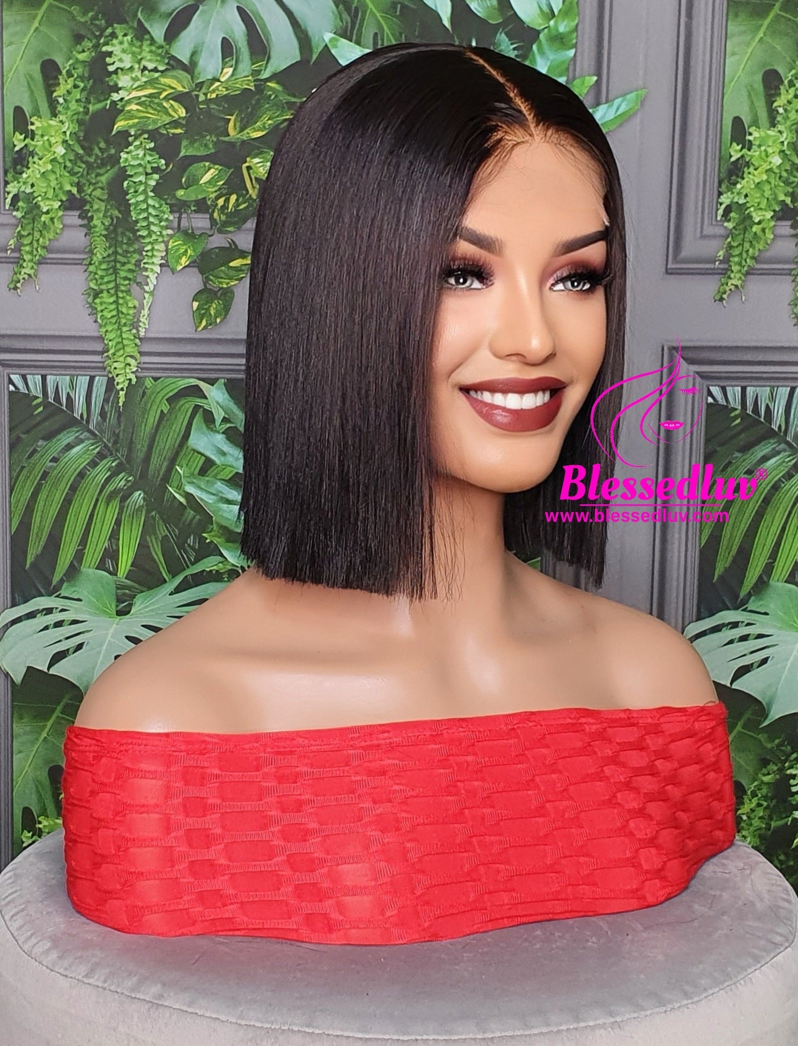 Rachel - Raw VietnameseBlunt Cut Bob Wig - SALE-Wigs-www.blessedluv.com-Brazilianweave.com