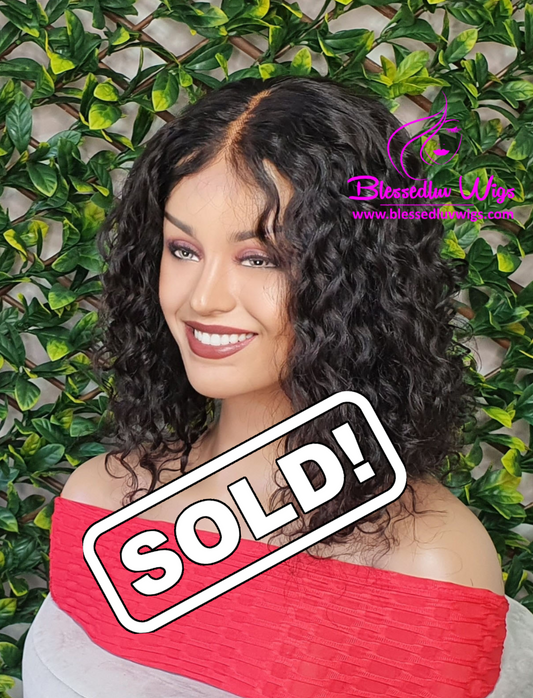 Maria - Short Curly Brazilian Lace Closure Wig-Wigs-www.brazilianweave.com-Brazilianweave.com