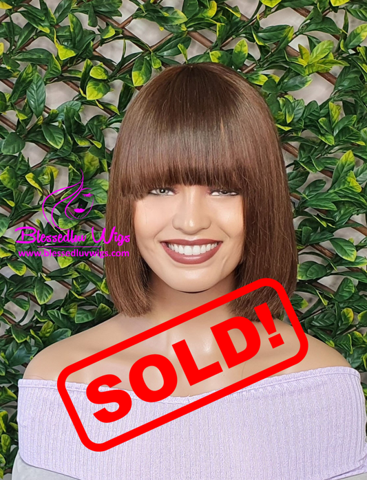 Raelynn - Brazilian Straight Fringe/Bangs Wig #2-Wigs-www.brazilianweave.com-Brazilianweave.com