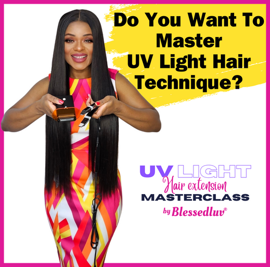 Do You Want To Learn UV Light Technique?- SEE DESCRIPTION FOR LINK ⬇️ ✅-Hair Tool-Blessedluv.com-Brazilianweave.com