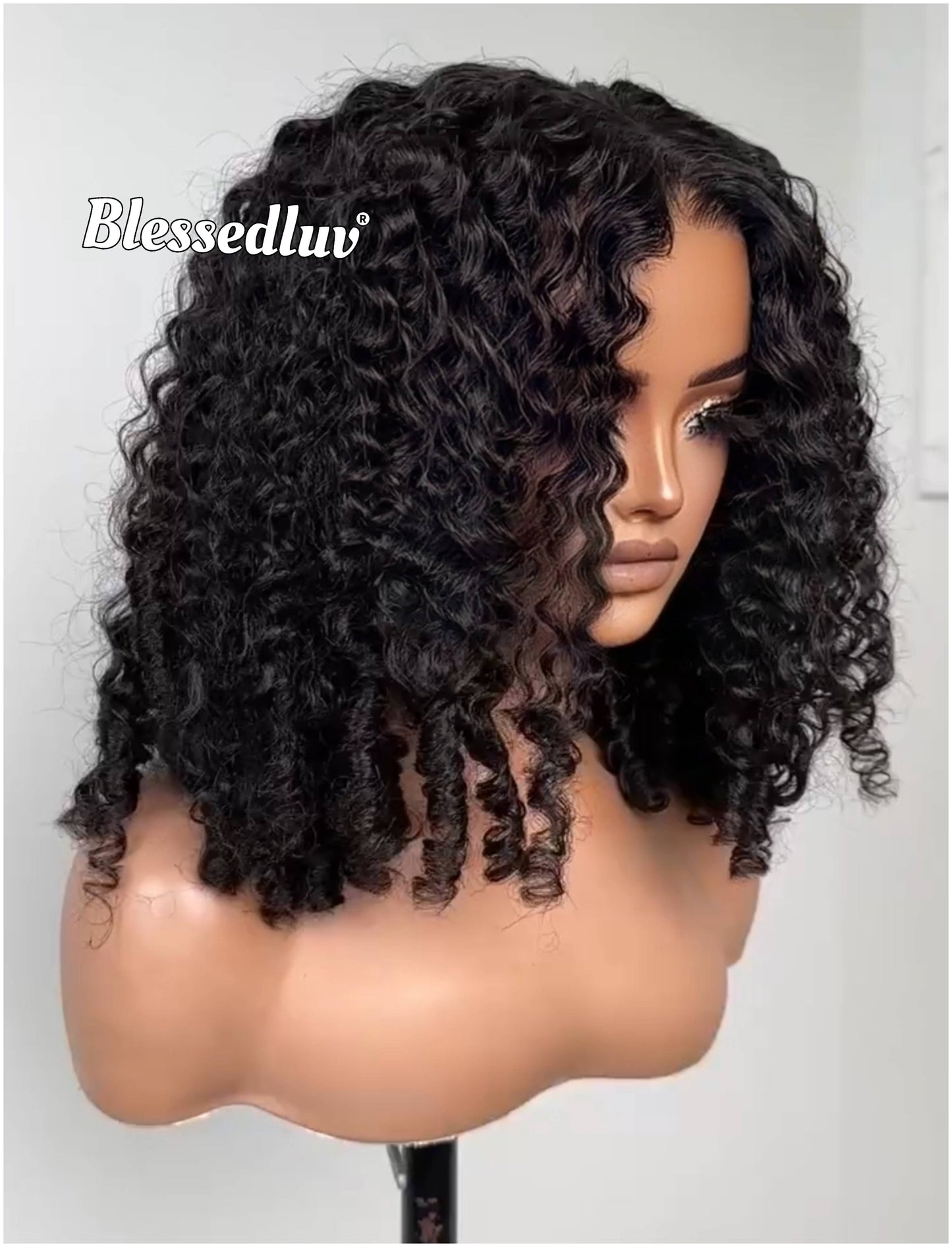 Tina - Eurasian Curly Glueless HD Lace Wig, Ready to Wear-Blessedluv.com-Brazilianweave.com