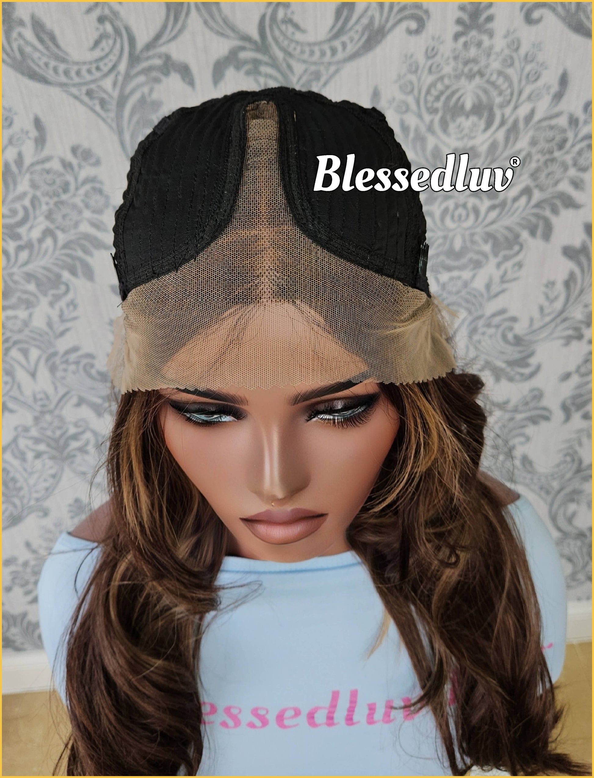 Pamela – Premium Human Hair Blend Wig-Wig-Blessedluv.com-Brazilianweave.com