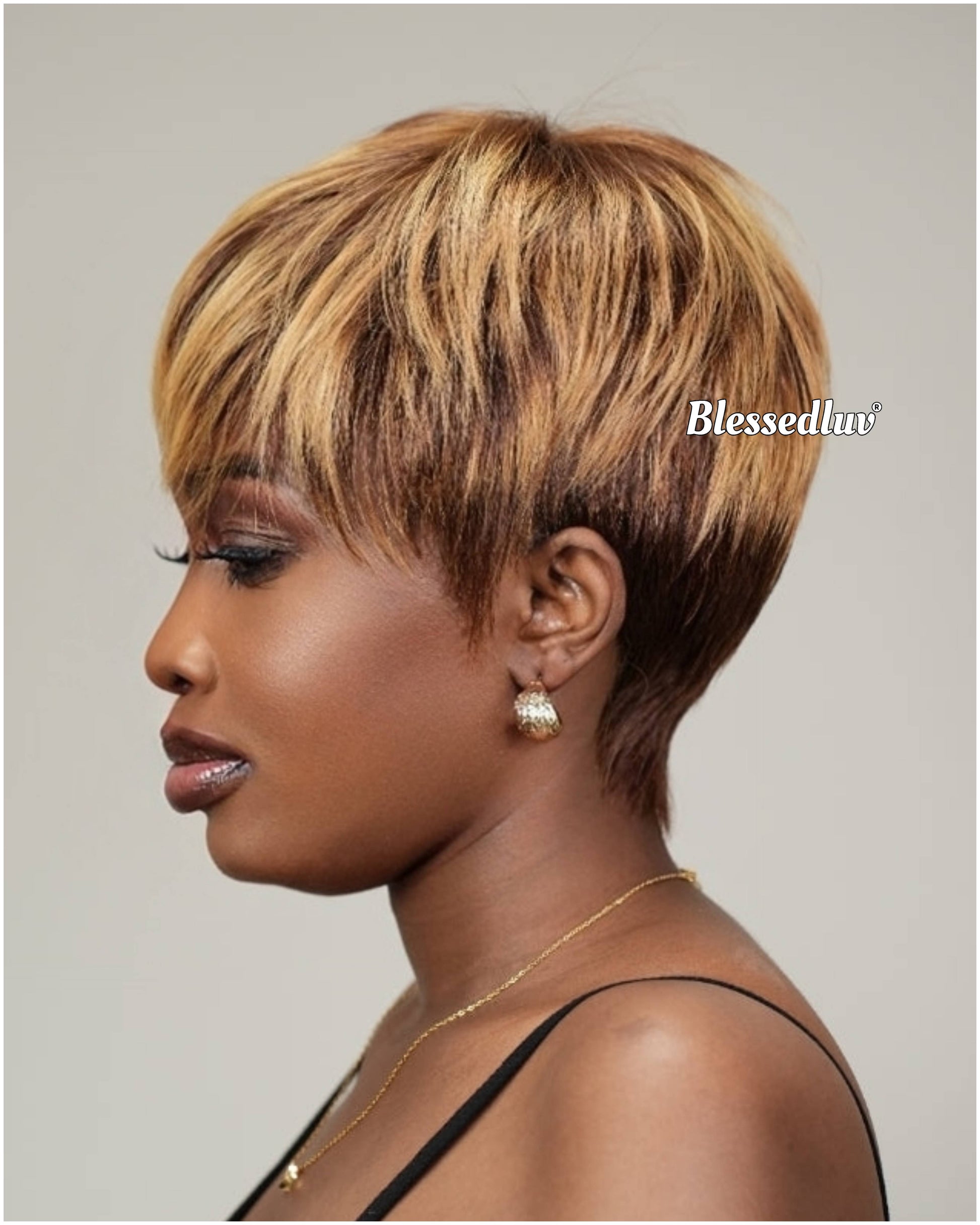 Zabrina – Pixie Cut No Lace Glueless, Ready to Wear-Blessedluv.com-Brazilianweave.com