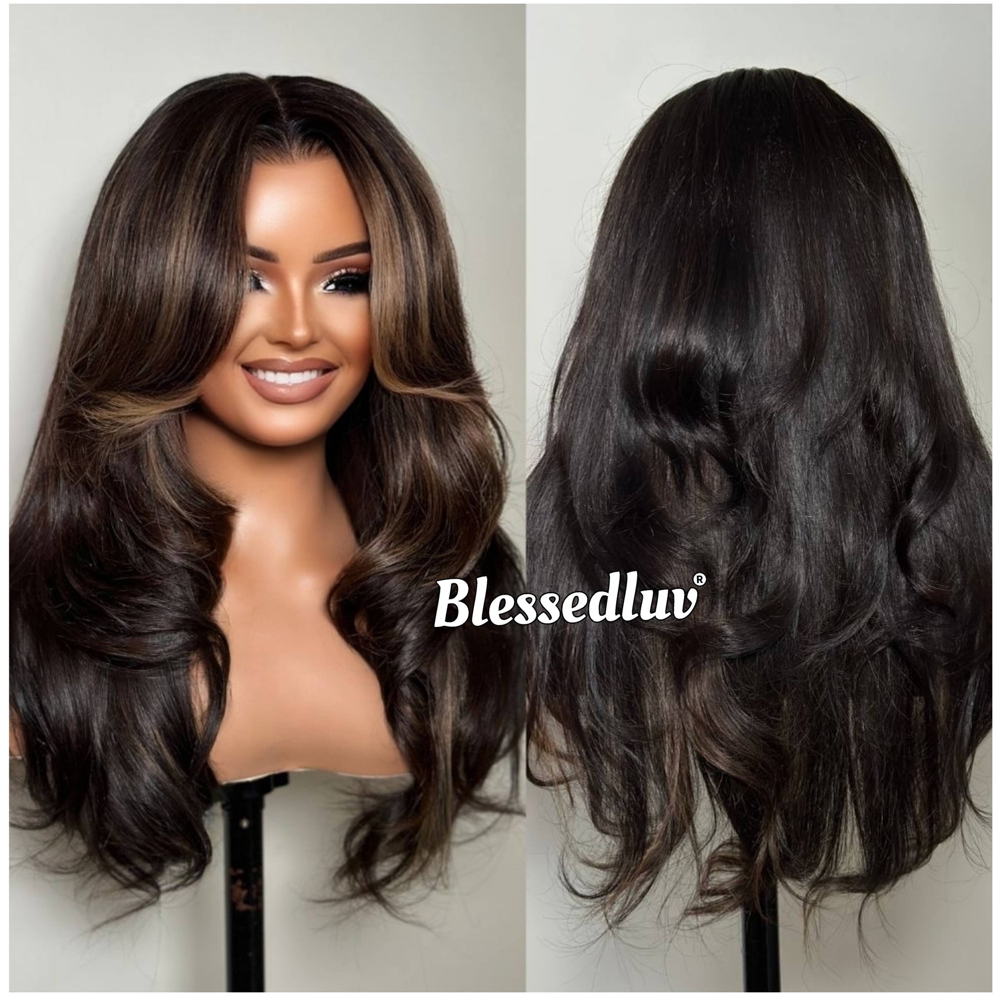 Whitney – Glueless Layered HD 7x5 Closure Lace Wig , Ready to Wear-Blessedluv.com-Brazilianweave.com