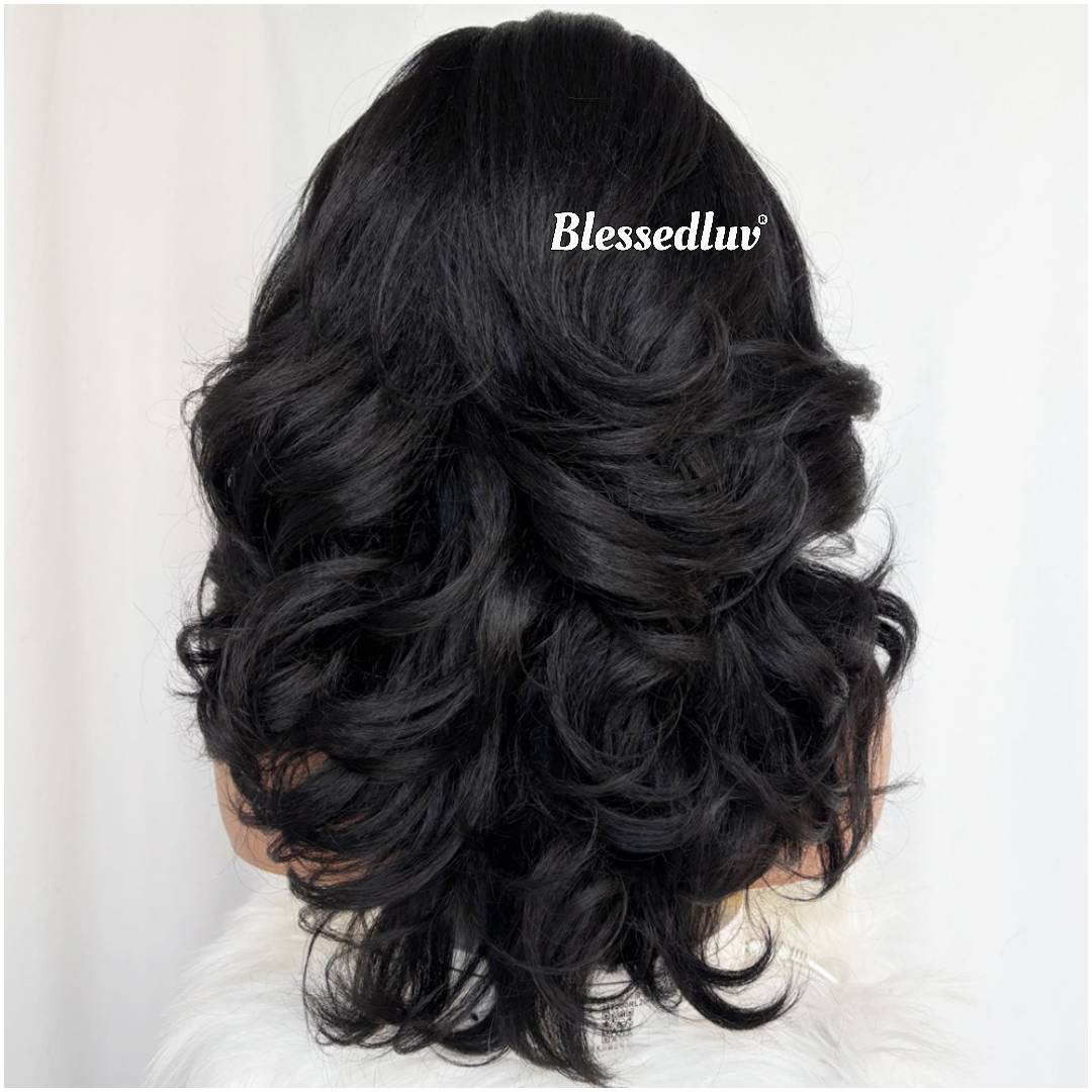 Natasha – Headband Premium Human Hair Blend Wig-Wig-Blessedluv.com-Brazilianweave.com