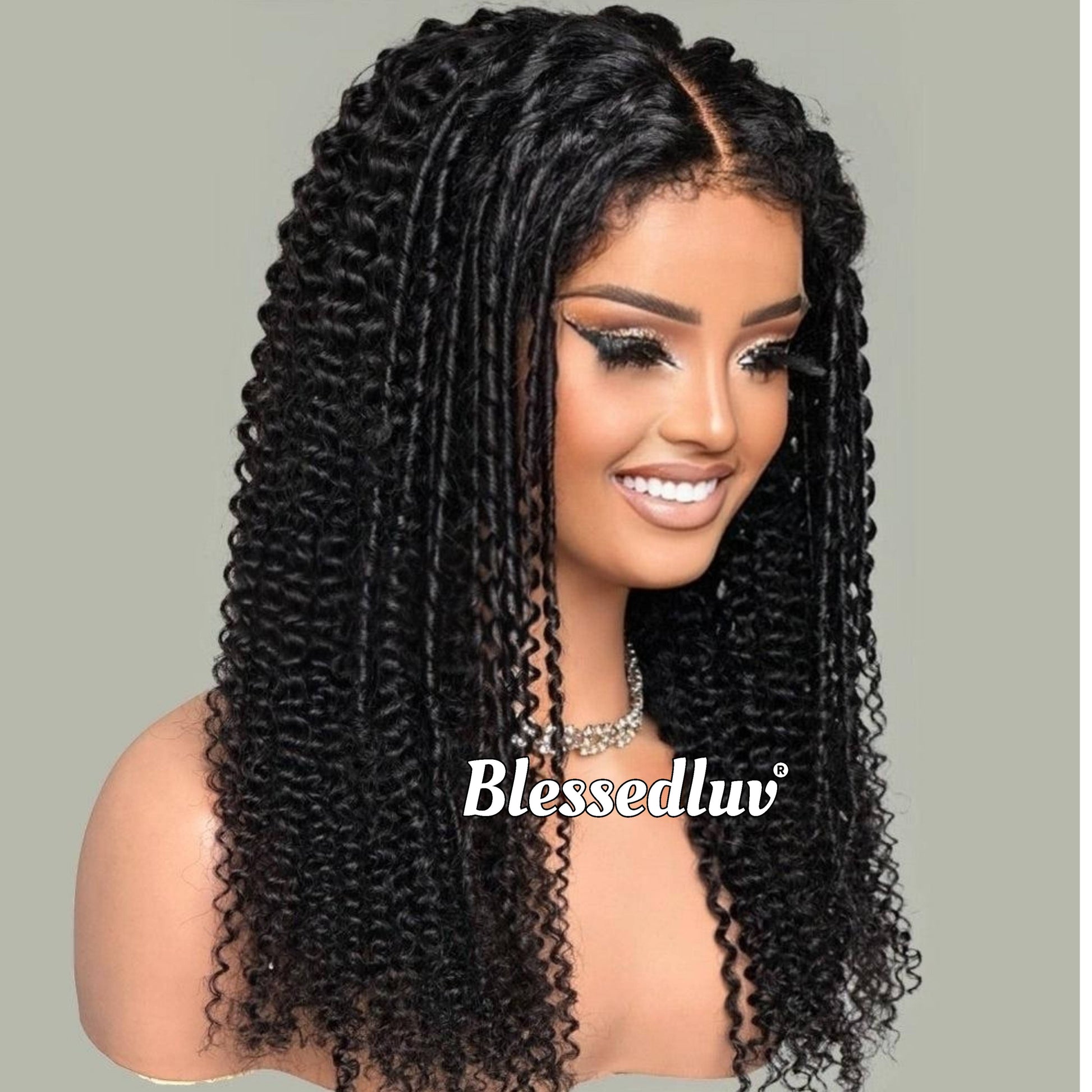 Ngozi - 3C Texture Ventilated Kinky Wig-Blessedluv.com-Brazilianweave.com