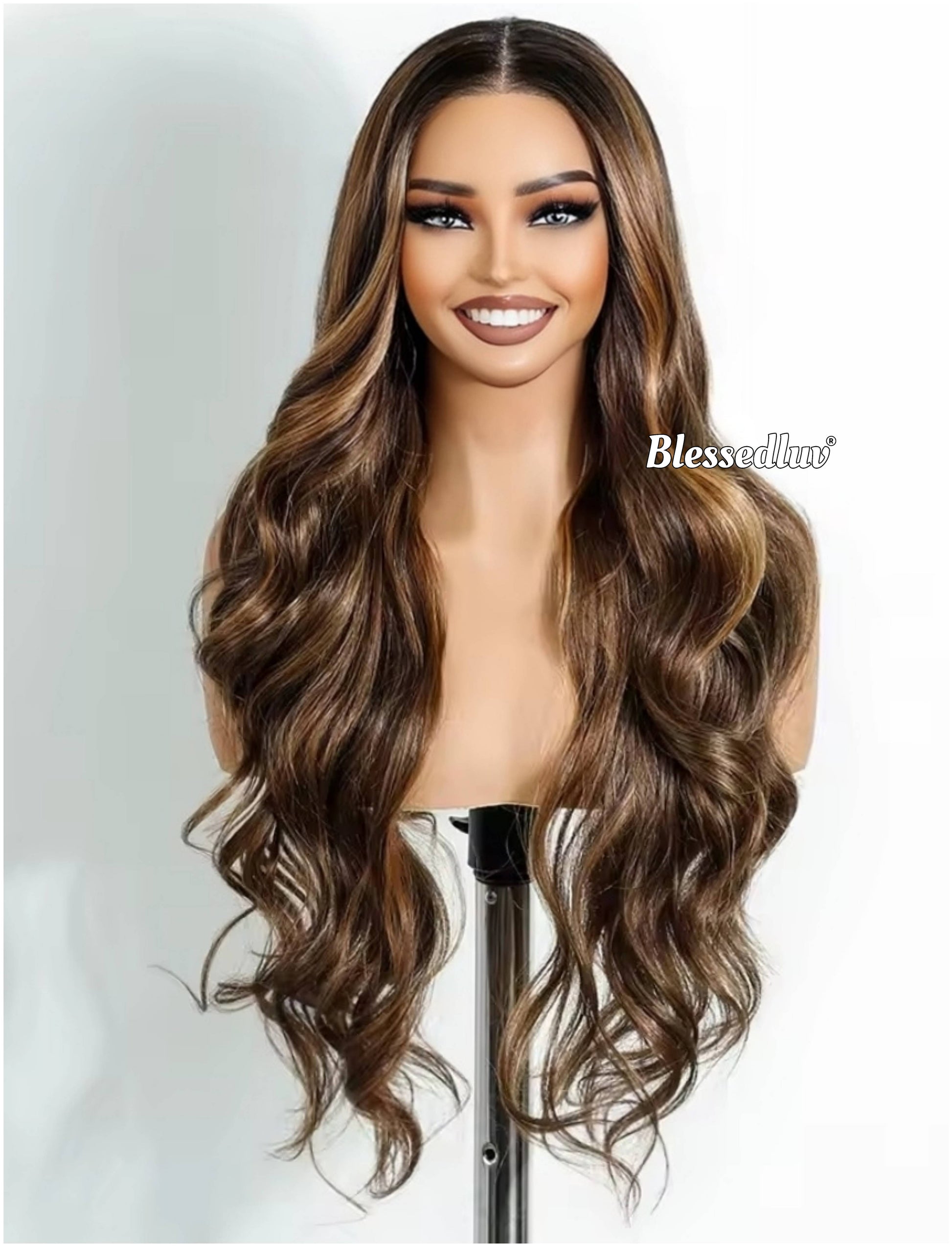 Mira – Premium Human Hair Blend Wig-Wig-Blessedluv.com-Brazilianweave.com