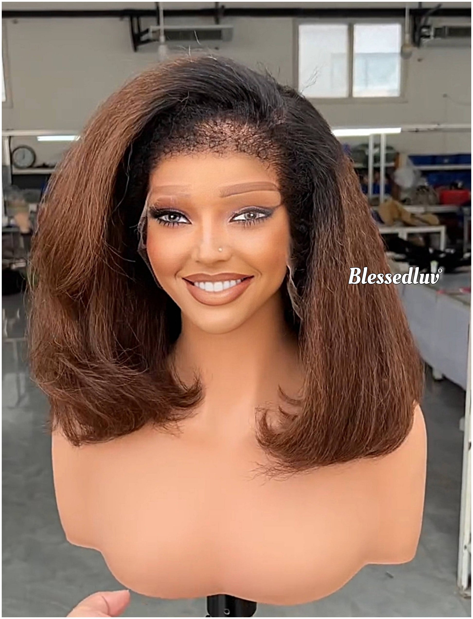 Ludmia – HD Ombré Custom Glueless Bob Wig | Choose Lagos or Standard Hairline-Wig-Blessedluv.com-Brazilianweave.com