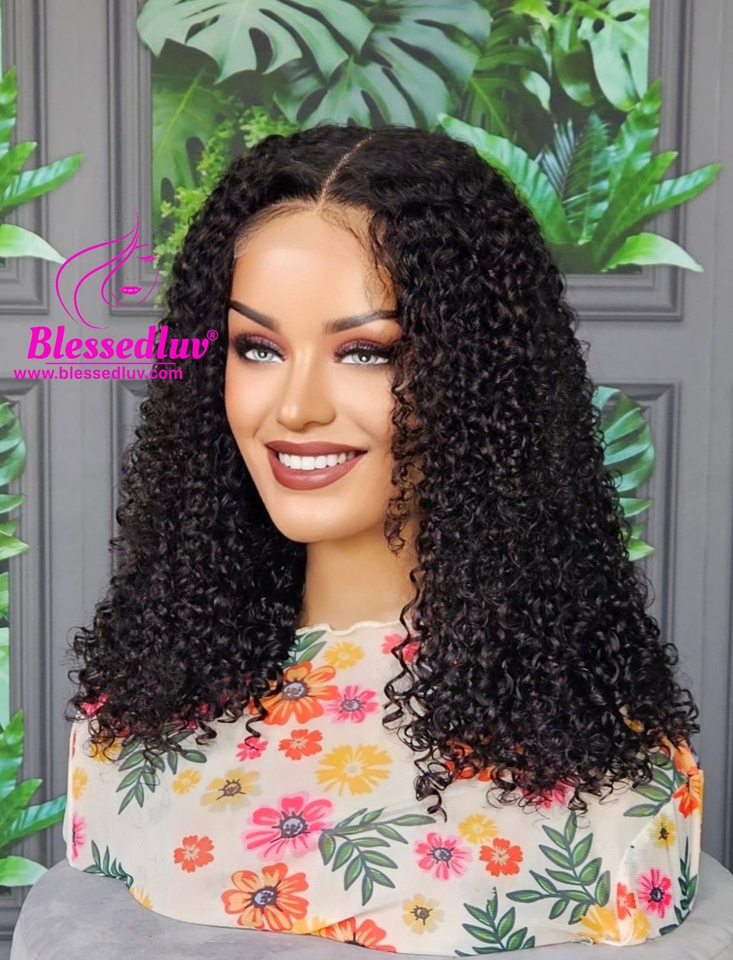 Greece - Luxury Curly Lace Closure Wig-WIG-www.blessedluv.com-Brazilianweave.com
