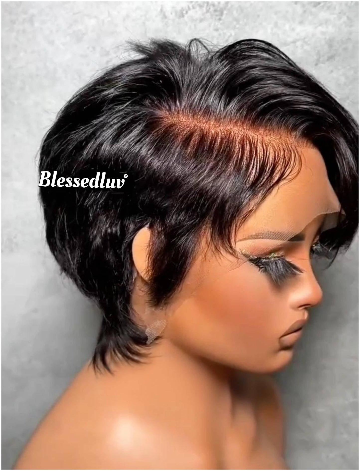Irena – Pixie Cut Glueless Full Lace Wig, Ready to Wear-Blessedluv.com-Brazilianweave.com