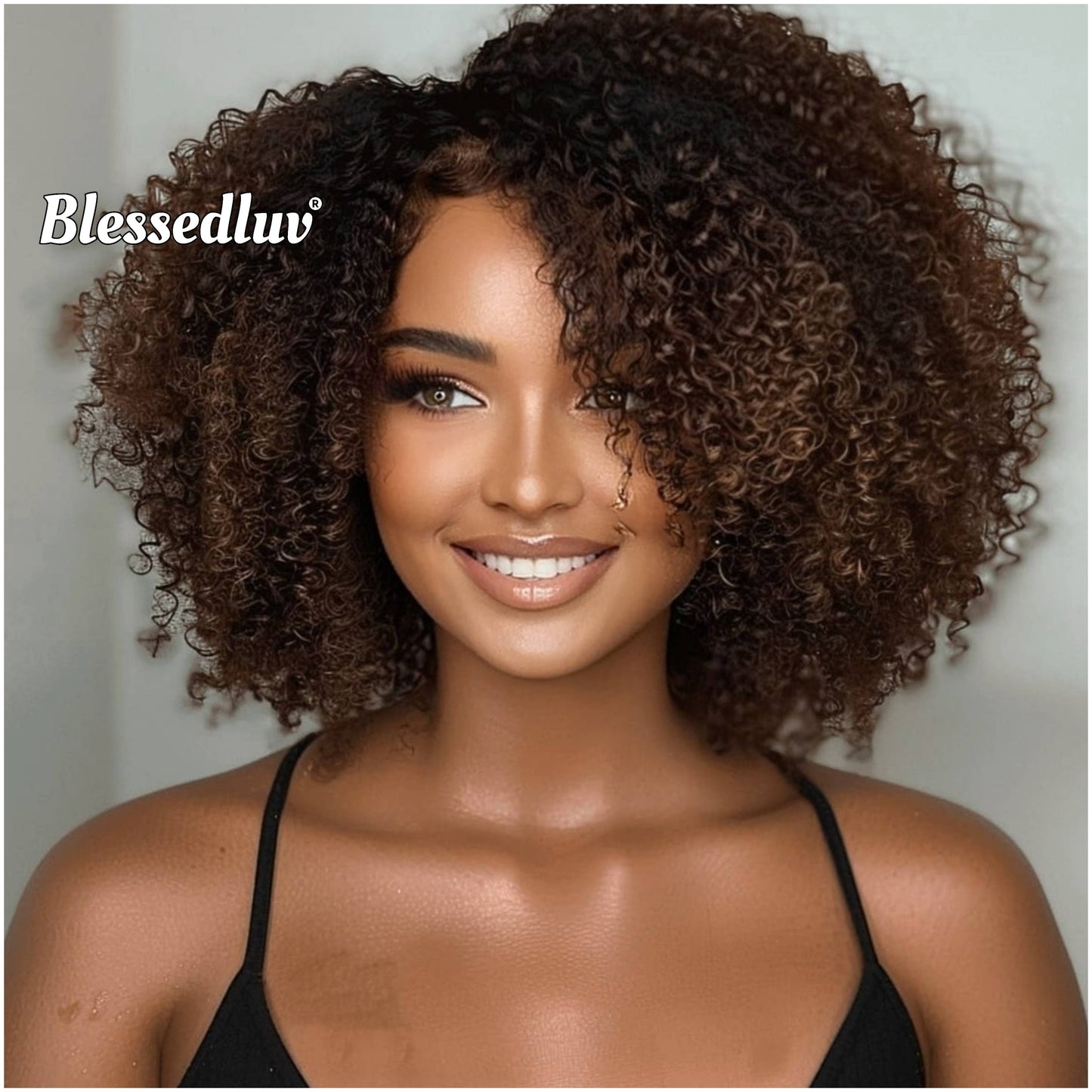 Ari - Kinky Curly Ombré Texture Wig - 250%-Blessedluv.com-Brazilianweave.com