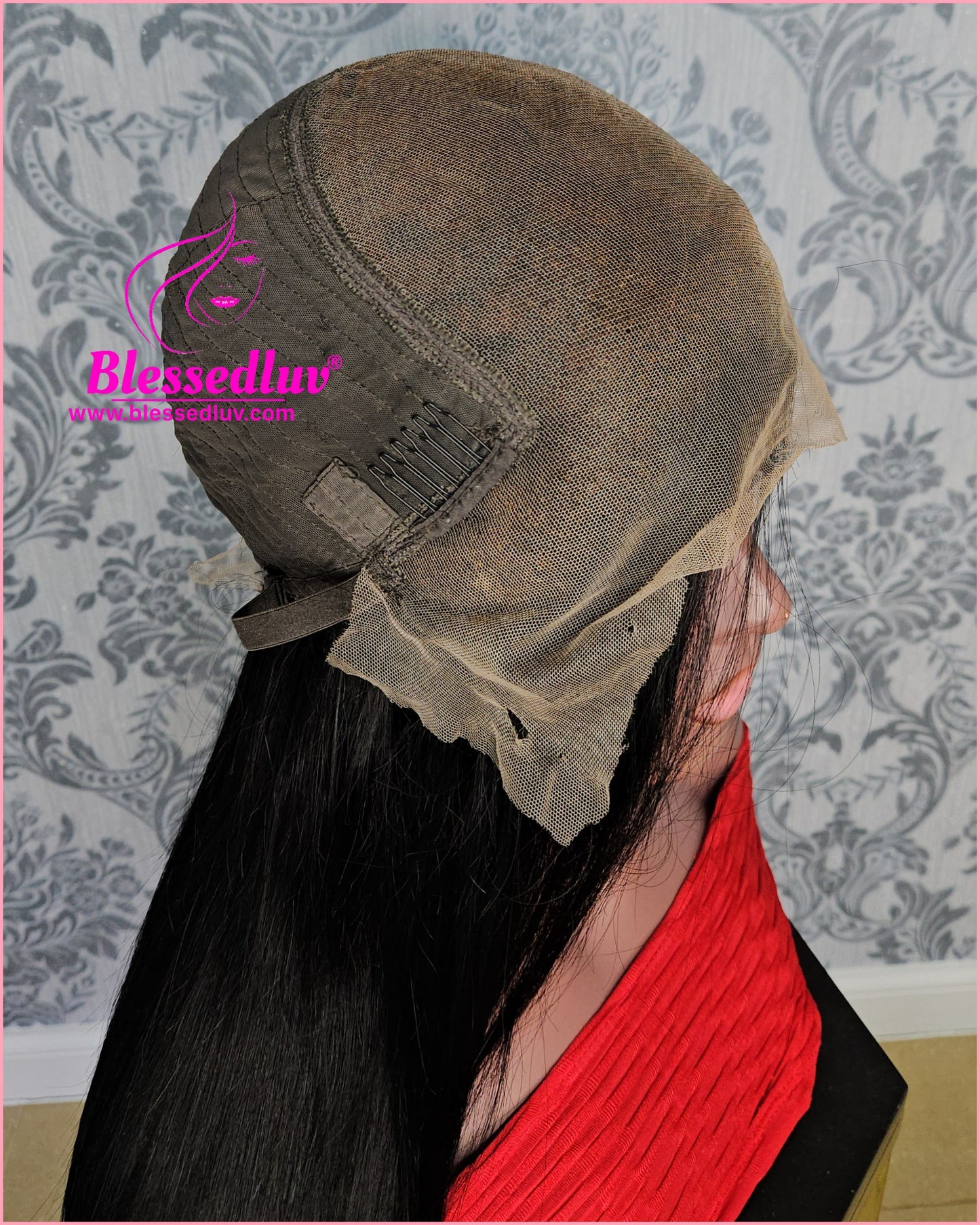 Rosa - Colour #1 HD Lace Frontal Straight Glueless Wig-Wig-Blessedluv.com-Brazilianweave.com