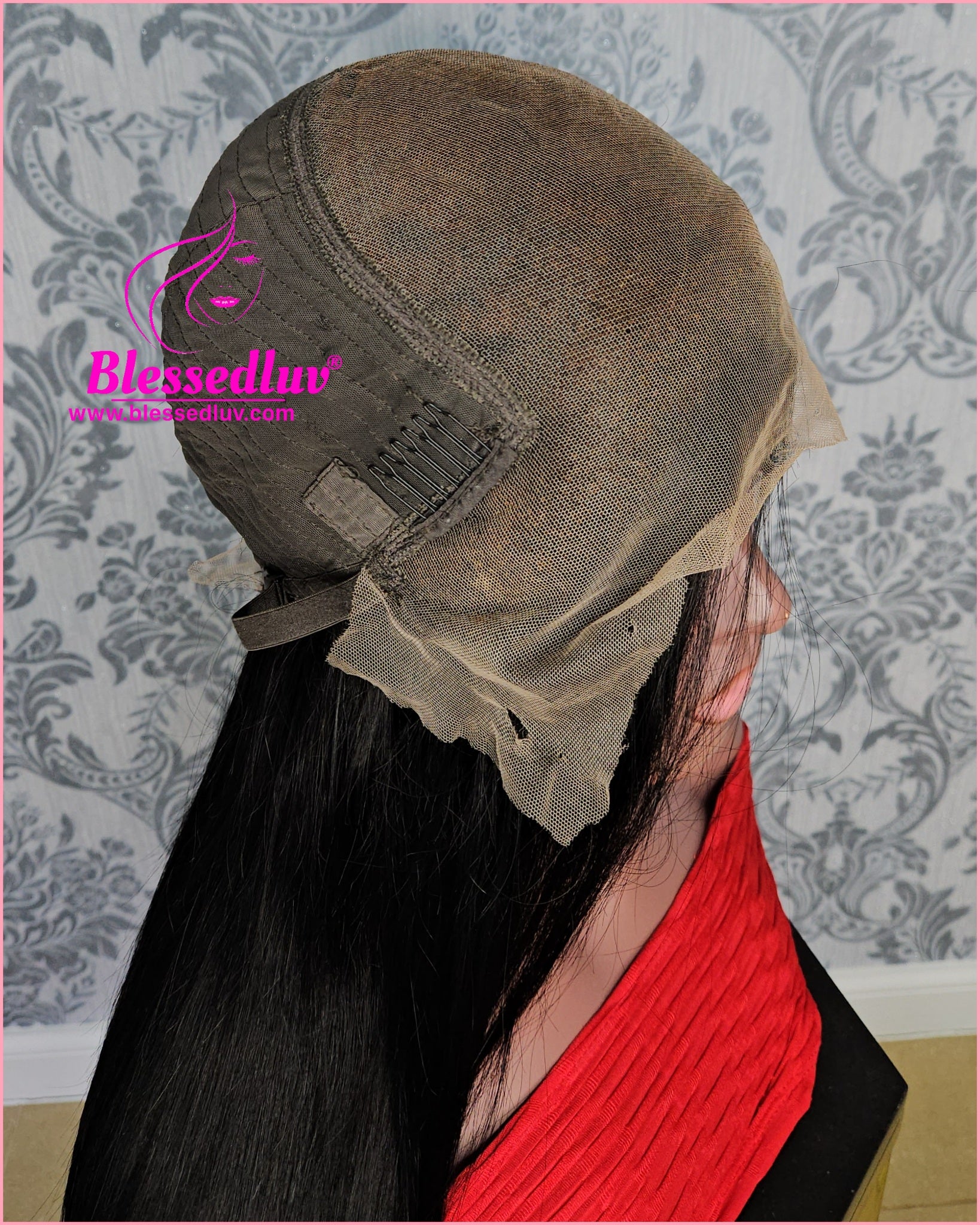 Rosa - Colour #1 HD Lace Frontal Straight Glueless Wig-Wig-Blessedluv.com-Brazilianweave.com
