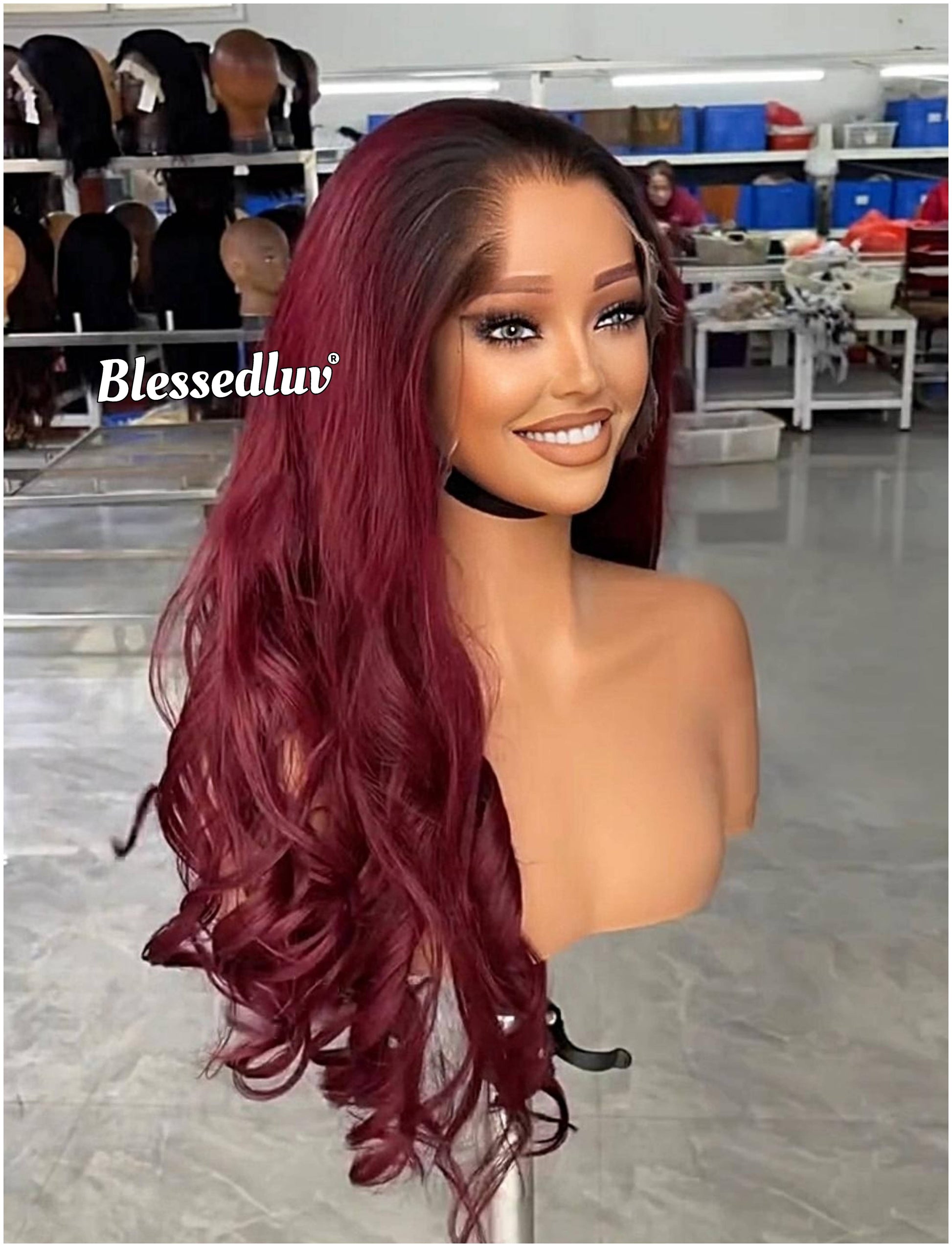 Tyla – HD Ombré Highlights Custom Wig | Choose Lagos or Standard Hairline-Wig-Blessedluv.com-Brazilianweave.com