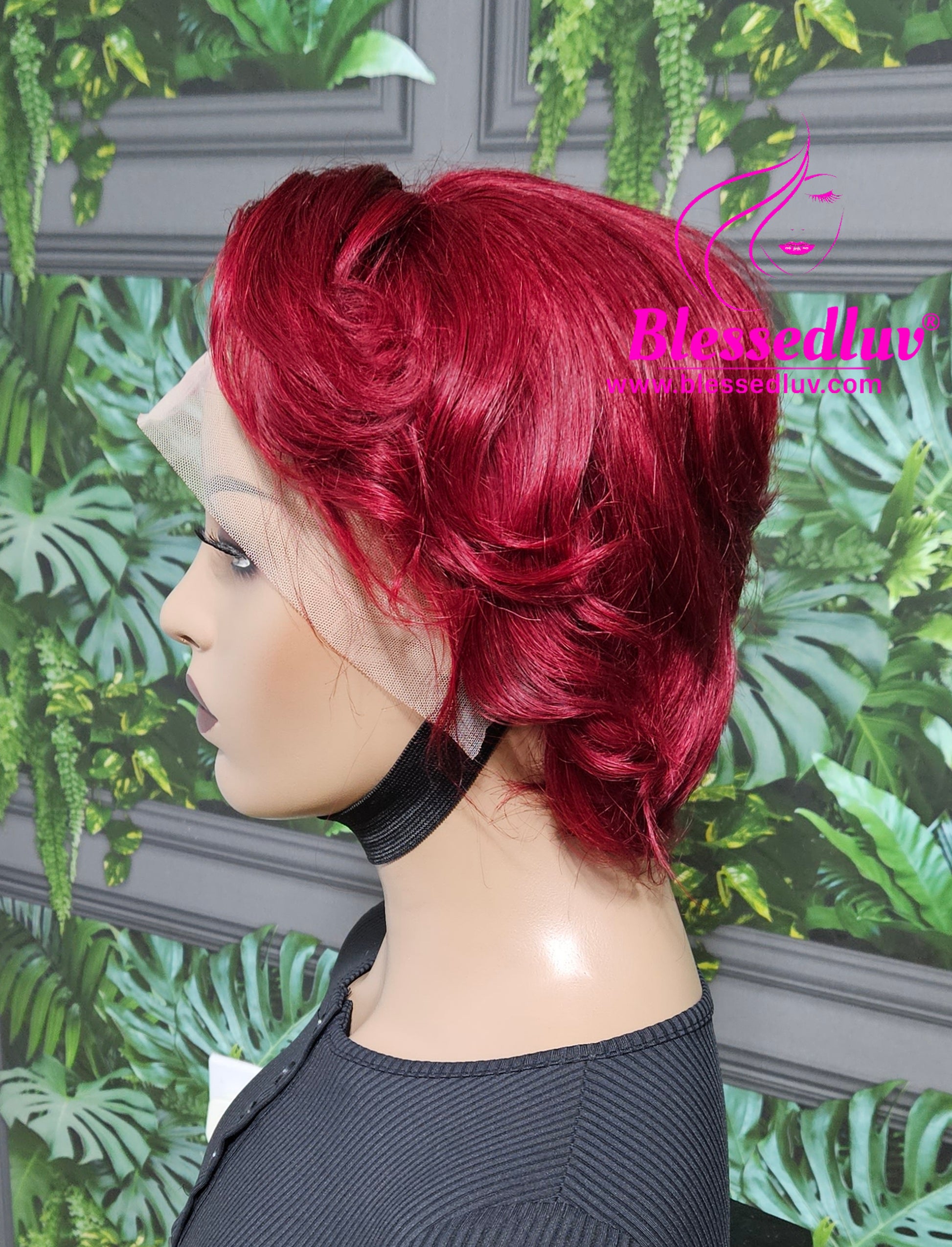Priya - Pixie Glueless Blonde Ombré Lace Frontal Wig - Affordable Collection-Wigs-www.blessedluv.com-Brazilianweave.com