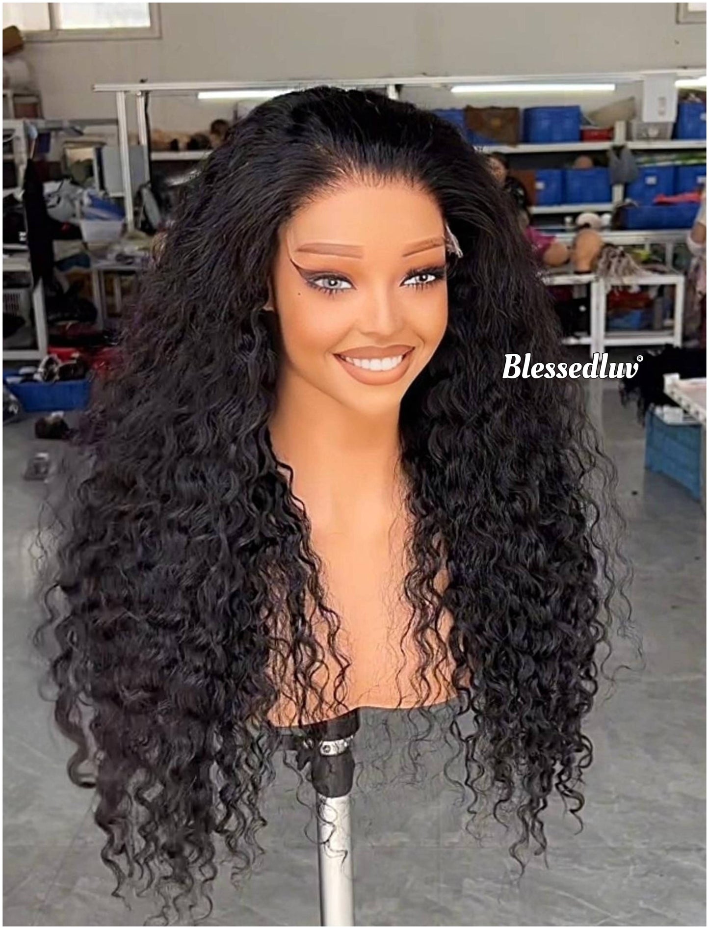 Vivienne – Water Curls Custom Glueless Wig | Choose Lagos or Standard Hairline