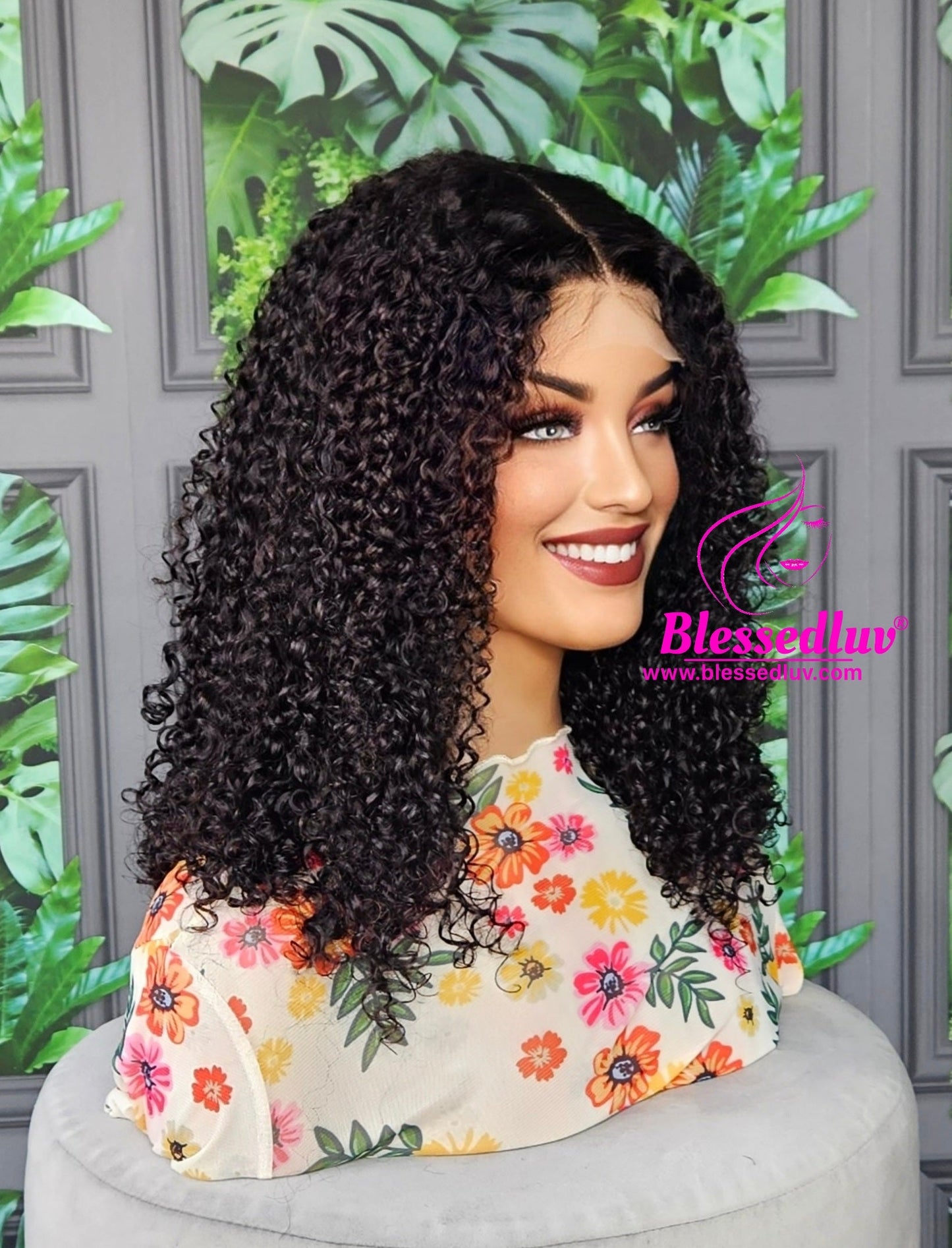 Greece - Luxury Curly Lace Closure Wig-WIG-www.blessedluv.com-Brazilianweave.com