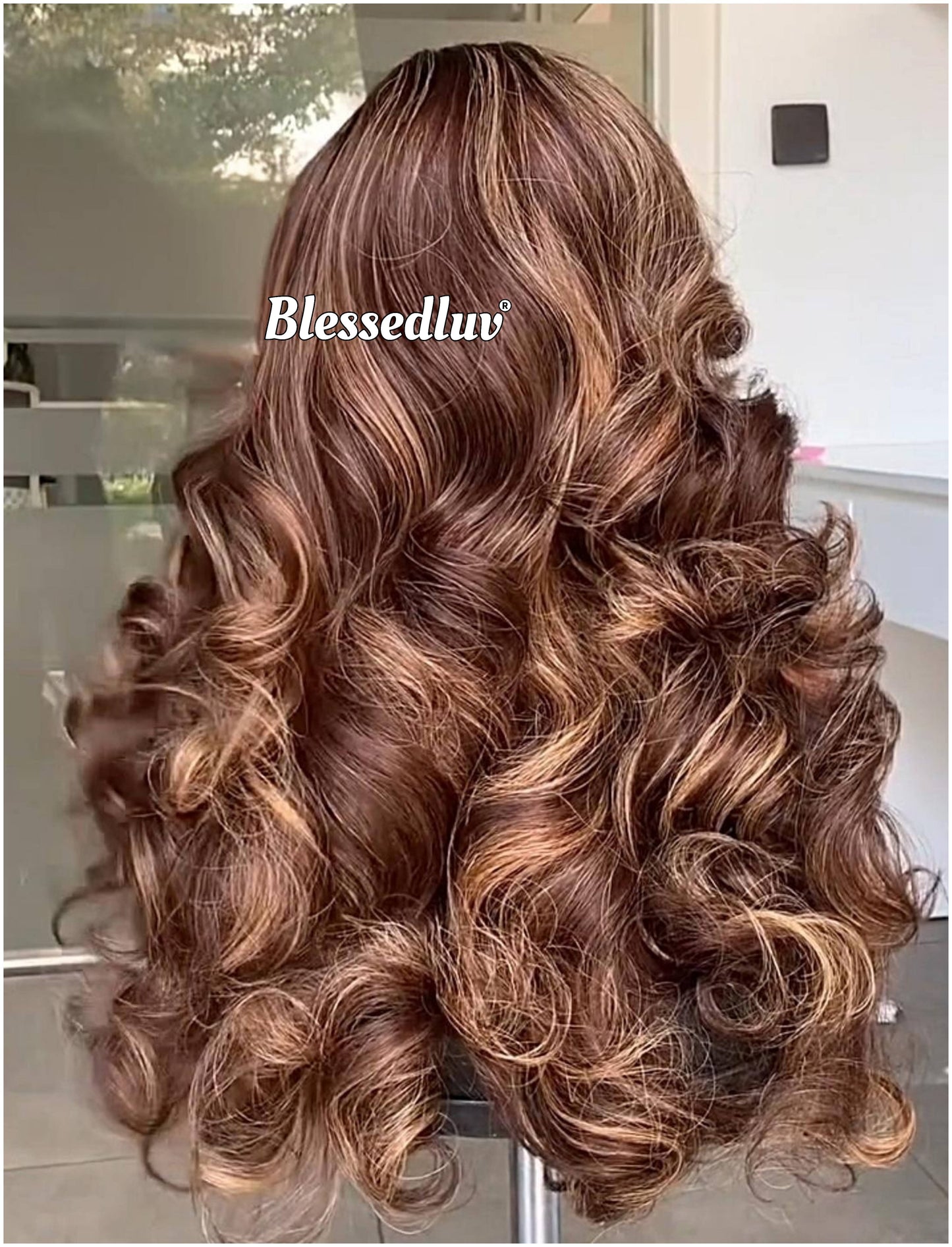 Lilly - Balayage Glueless Wig, Super Double Drawn-Blessedluv.com-Brazilianweave.com