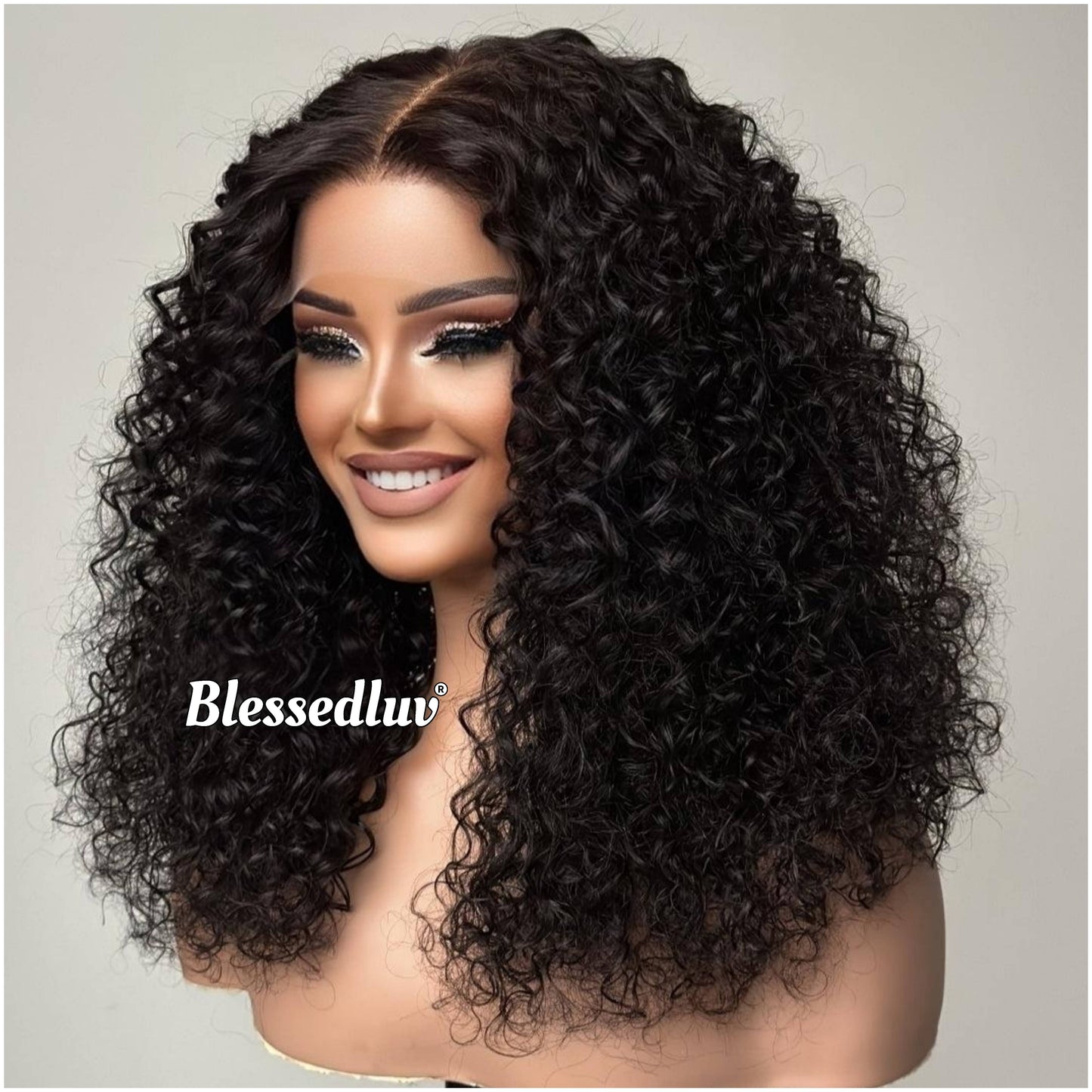 Mai - Natural Curly Glueless HD Lace Wig, Ready to Wear-Blessedluv.com-Brazilianweave.com