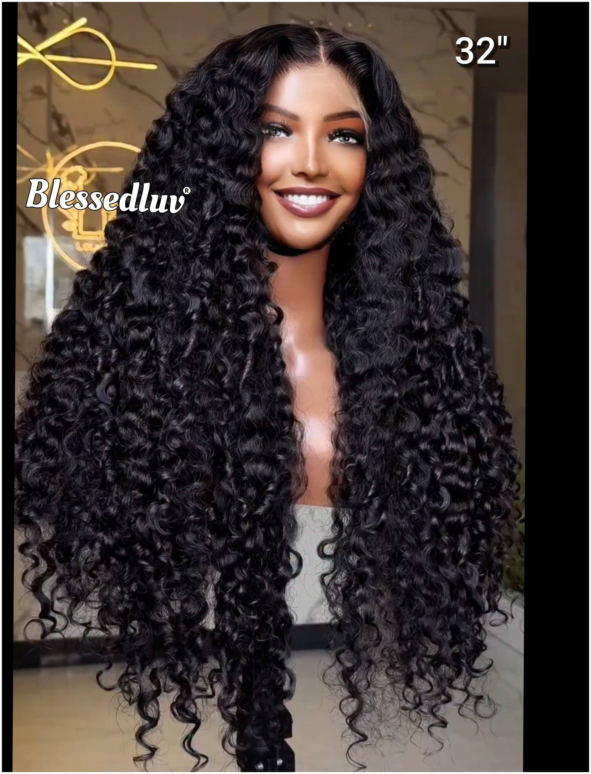 Destiny - Eurasian Curls Luxury Super Double Drawn Wig - 24 inch-Blessedluv.com-Brazilianweave.com