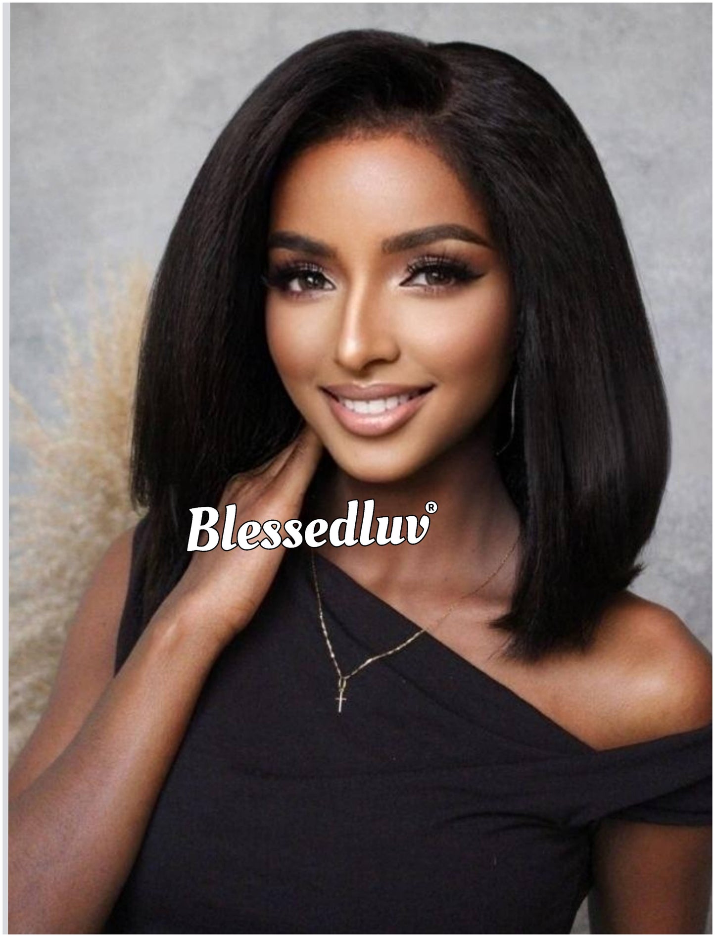 Maryam - 4C Texture Ventilated Bob Wig-Blessedluv.com-Brazilianweave.com