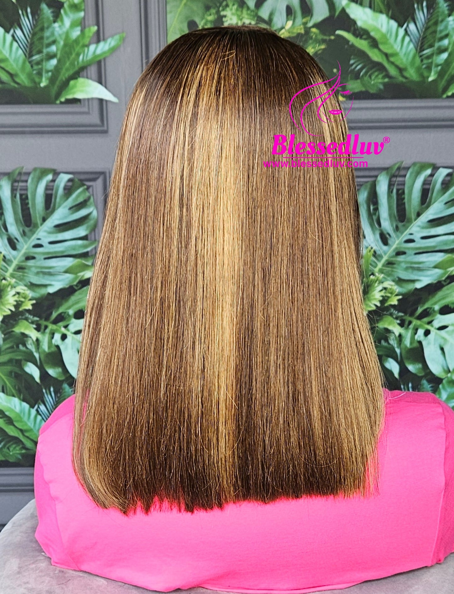 Honey - Ombre Highlights Lace Frontal Wig-Wigs-www.blessedluv.com-Brazilianweave.com