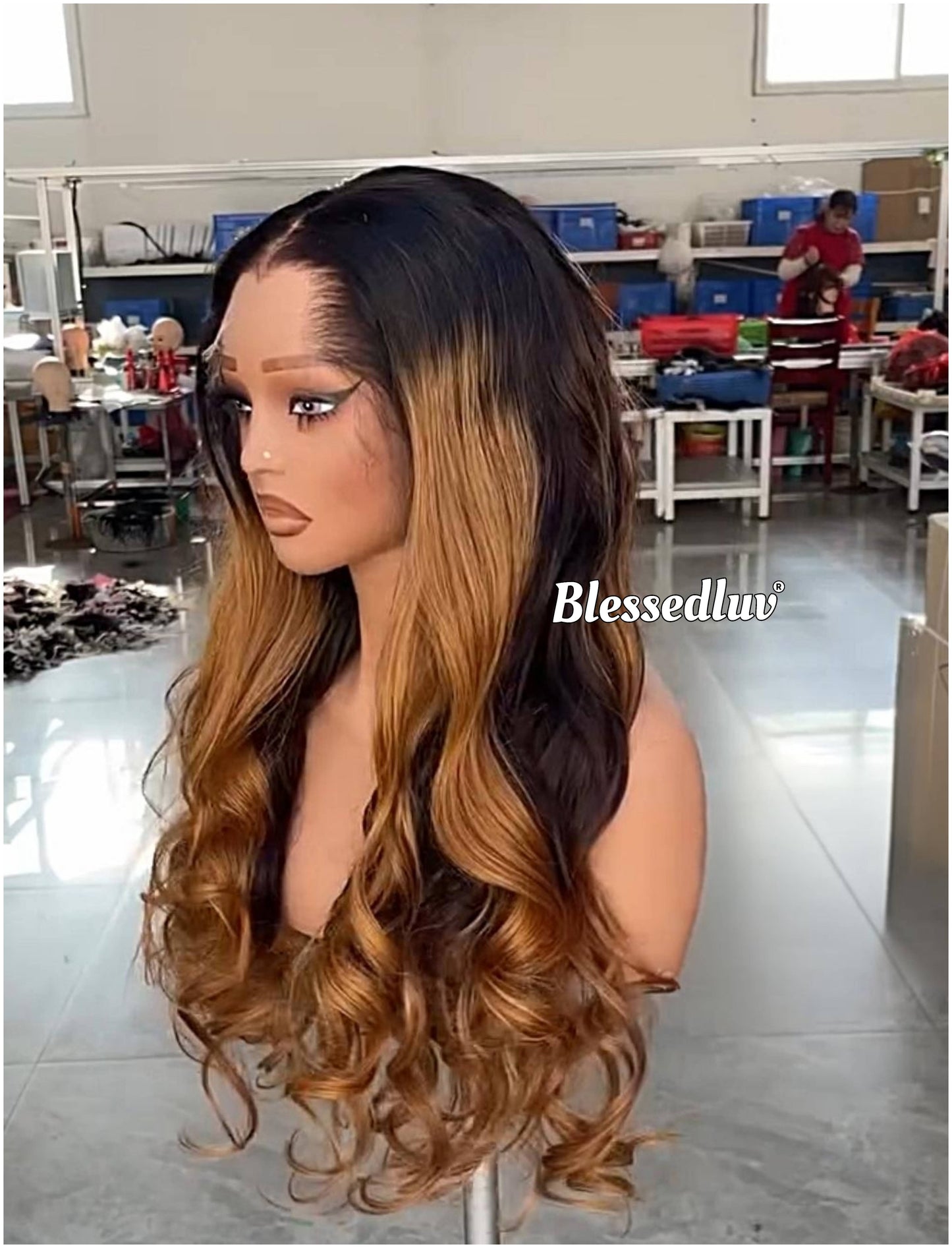 Abigail – HD Ombré Highlights Custom Wig | Choose Lagos or Standard Hairline-Wig-Blessedluv.com-Brazilianweave.com