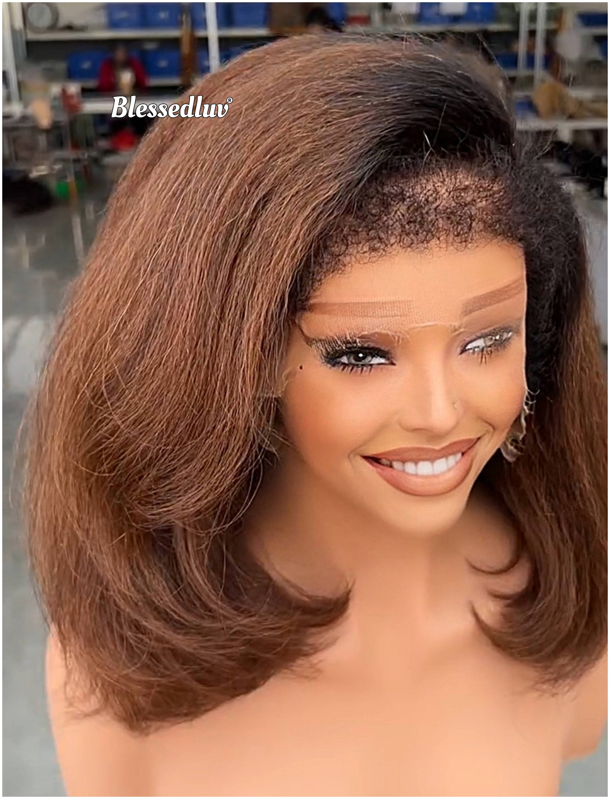 Ludmia – HD Ombré Custom Glueless Bob Wig | Choose Lagos or Standard Hairline-Wig-Blessedluv.com-Brazilianweave.com