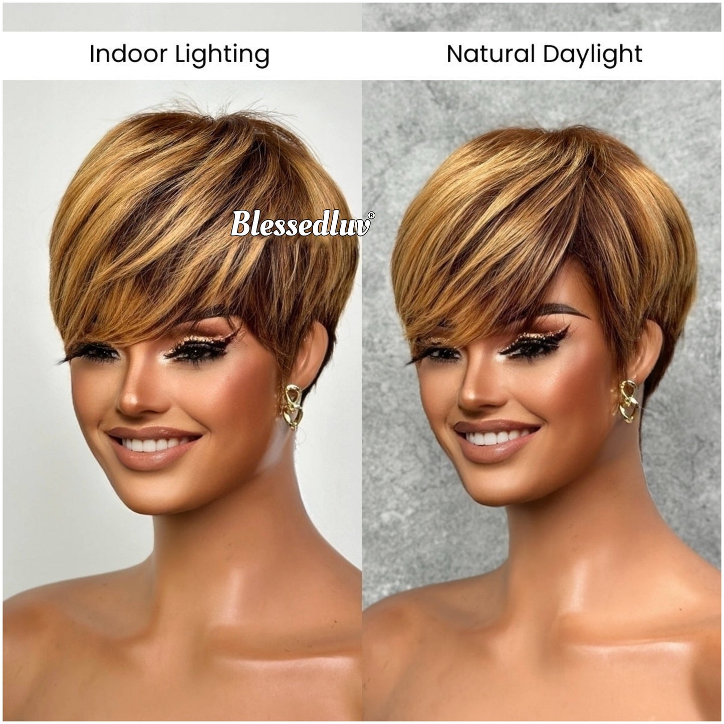 Zabrina – Pixie Cut No Lace Glueless, Ready to Wear-Blessedluv.com-Brazilianweave.com