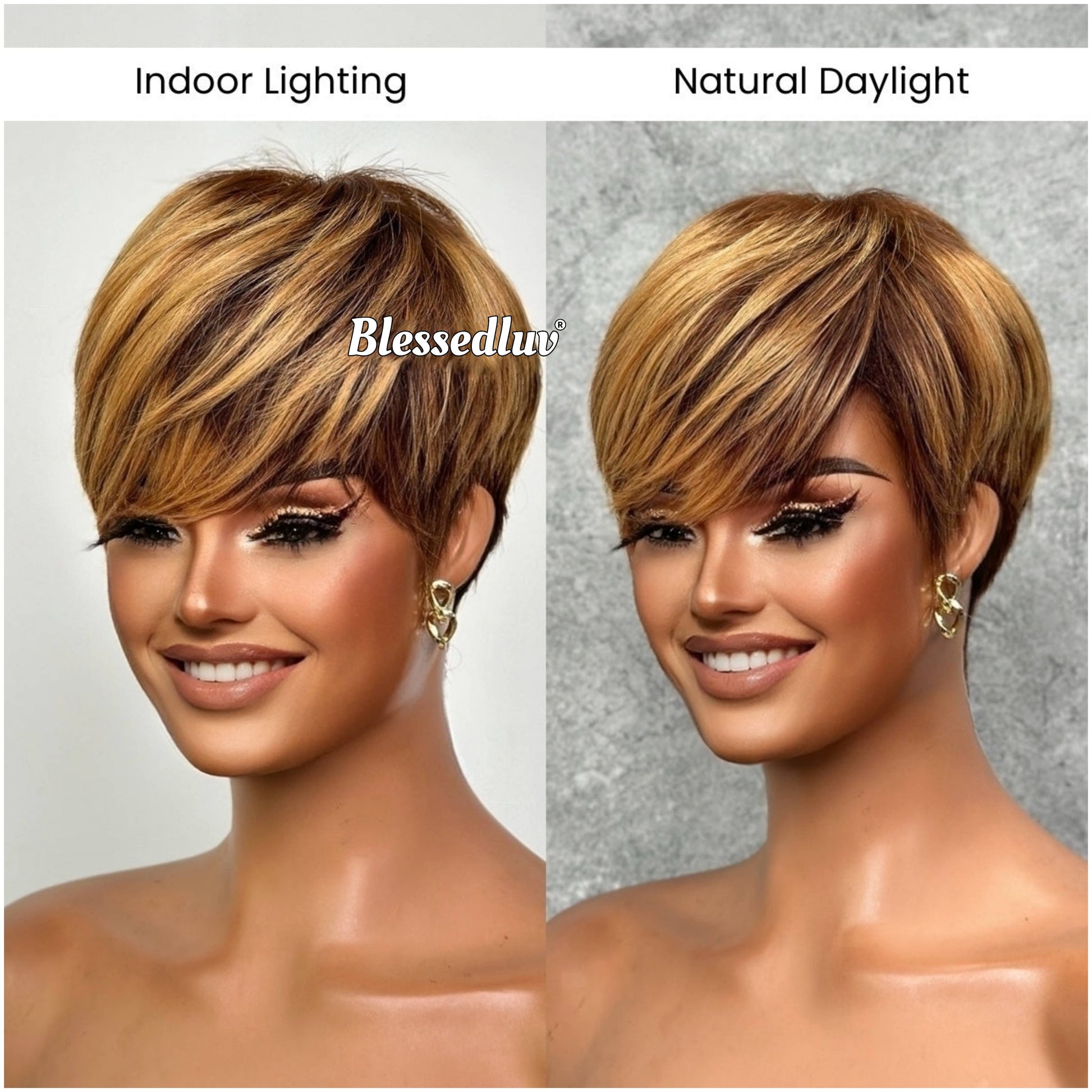 Zabrina – Pixie Cut No Lace Glueless, Ready to Wear-Blessedluv.com-Brazilianweave.com